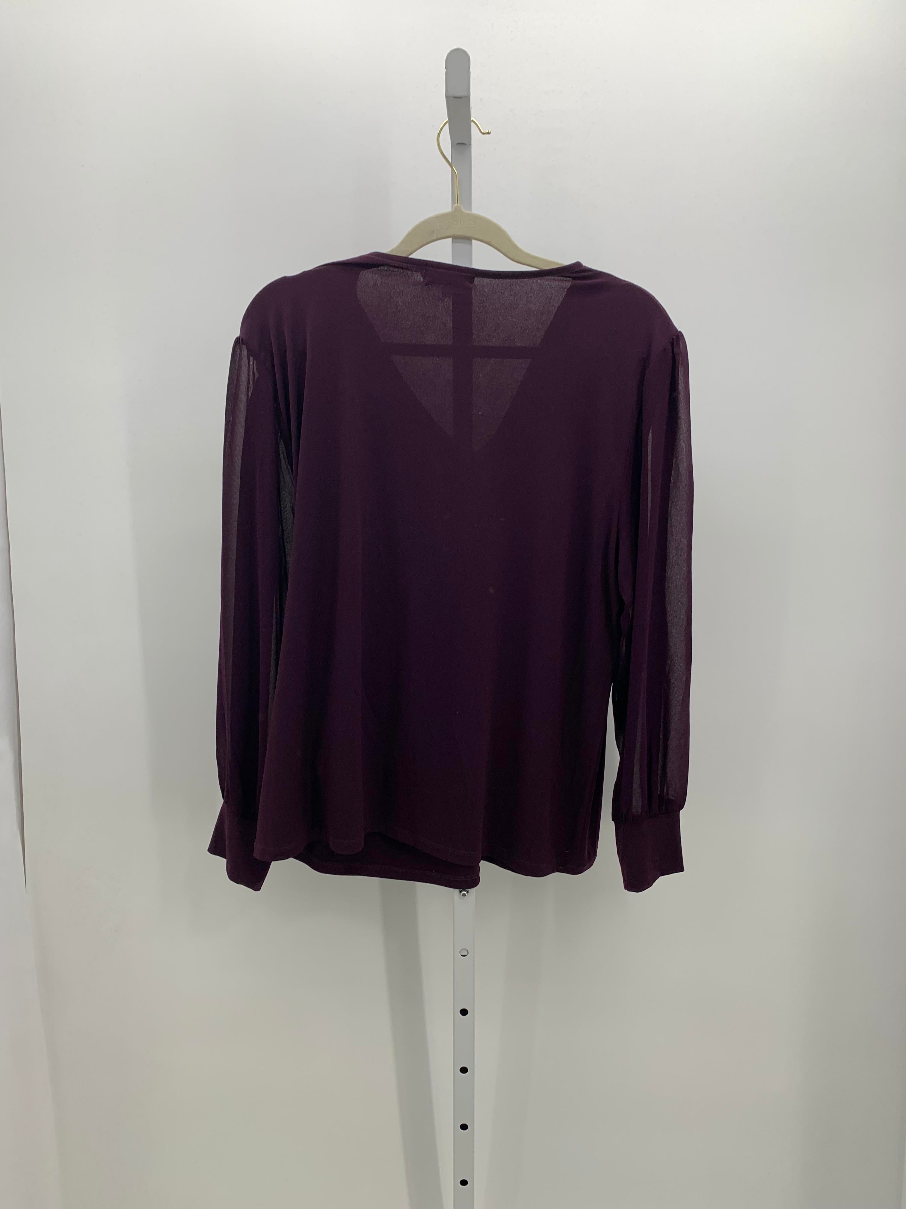 Calvin Klein Size Extra Large Misses Long Sleeve Shirt