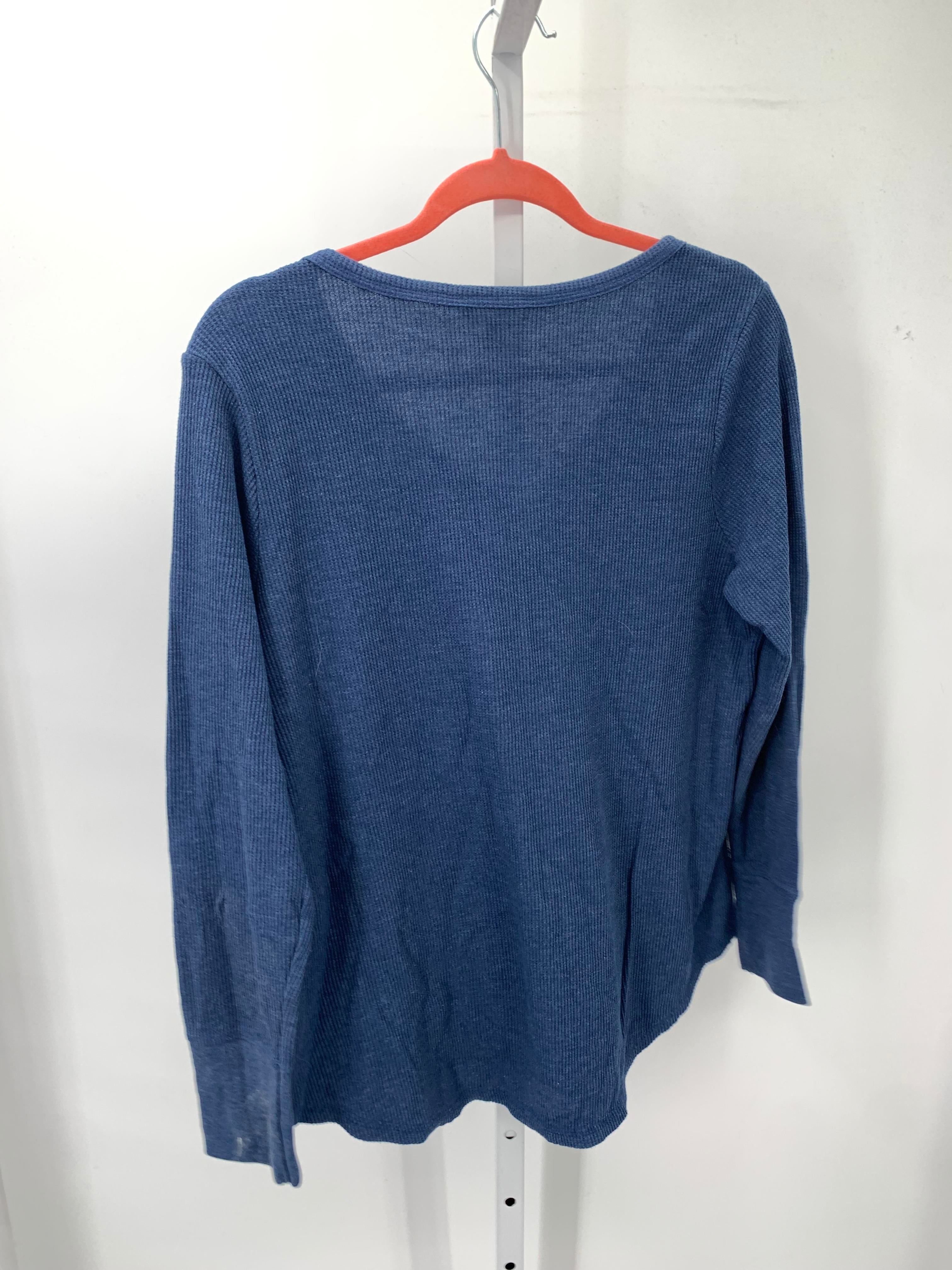 Terra & Sky Size 0X Womens Long Sleeve Shirt