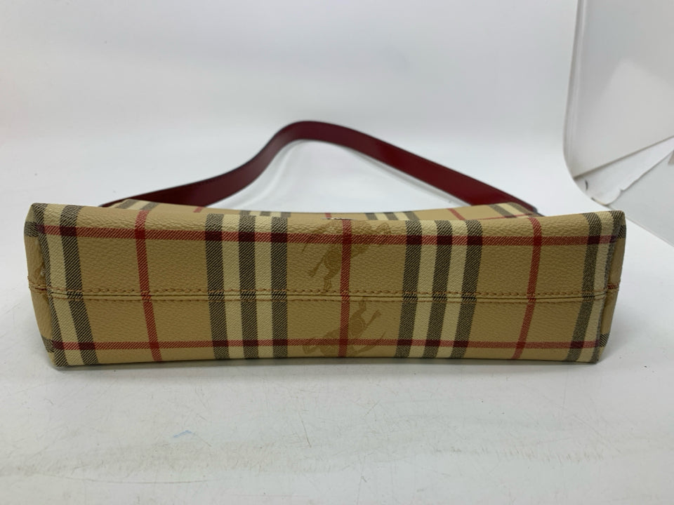 Burberry Haymarket Check Coated Canvas Shoulder Bag