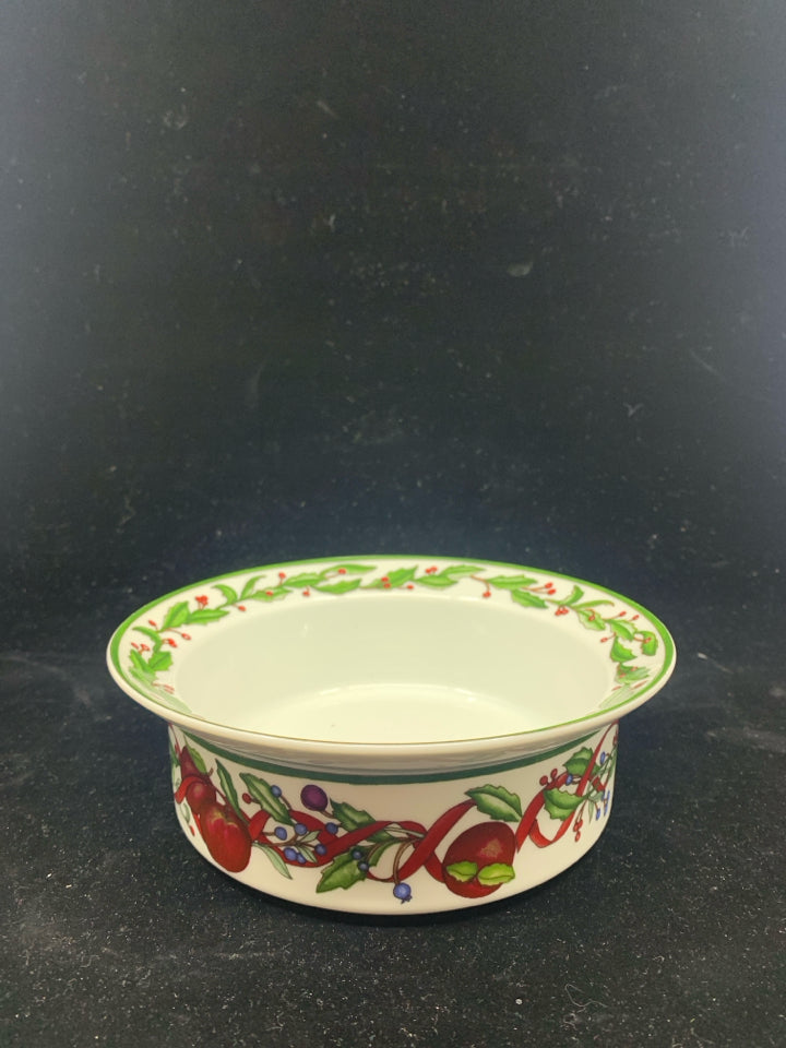 DANSK CHRISTMAS HOLIDAY HARVEST FRUIT BOWL.