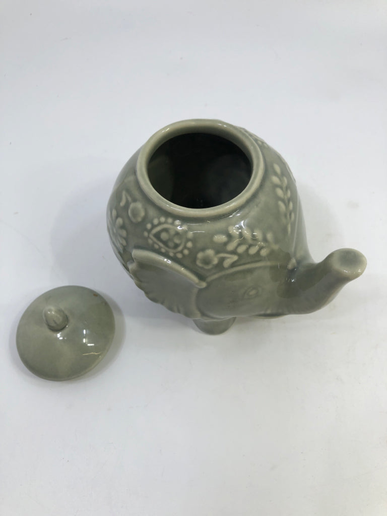 CERAMIC ELEPHANT BOX-REVE DE PROVENCE.