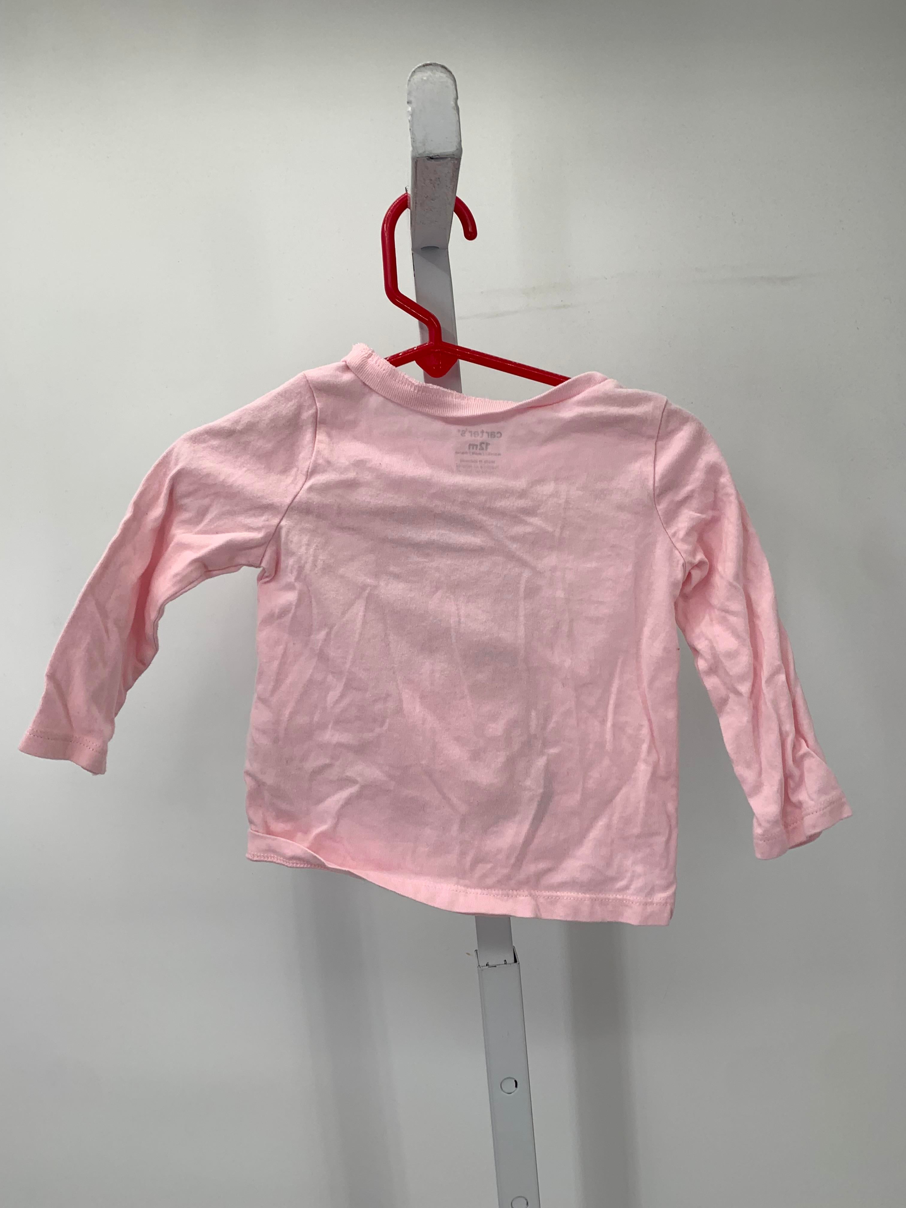 Carters Size 12 Months Girls Long Sleeve Shirt