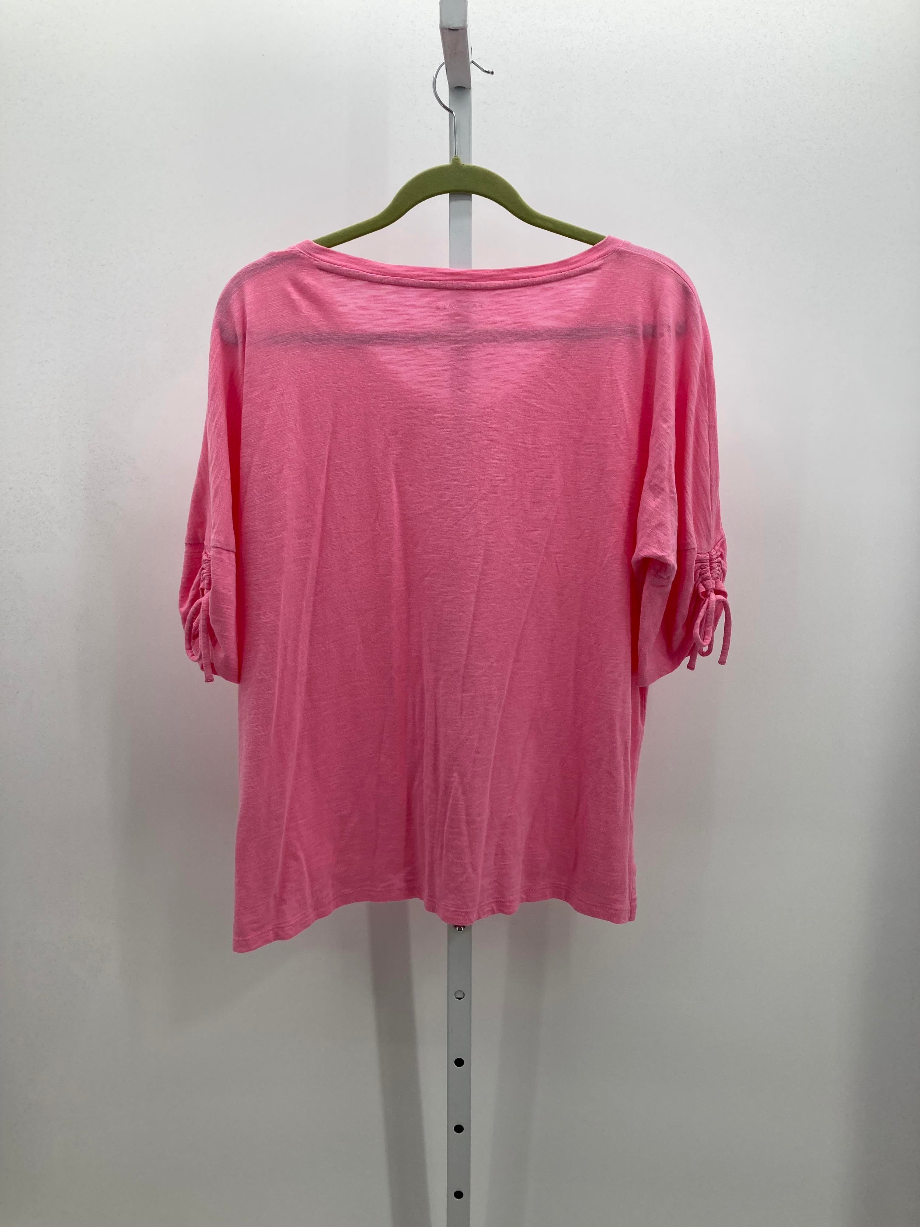 Talbots Size Large Petite Petite Short Sleeve Shirt