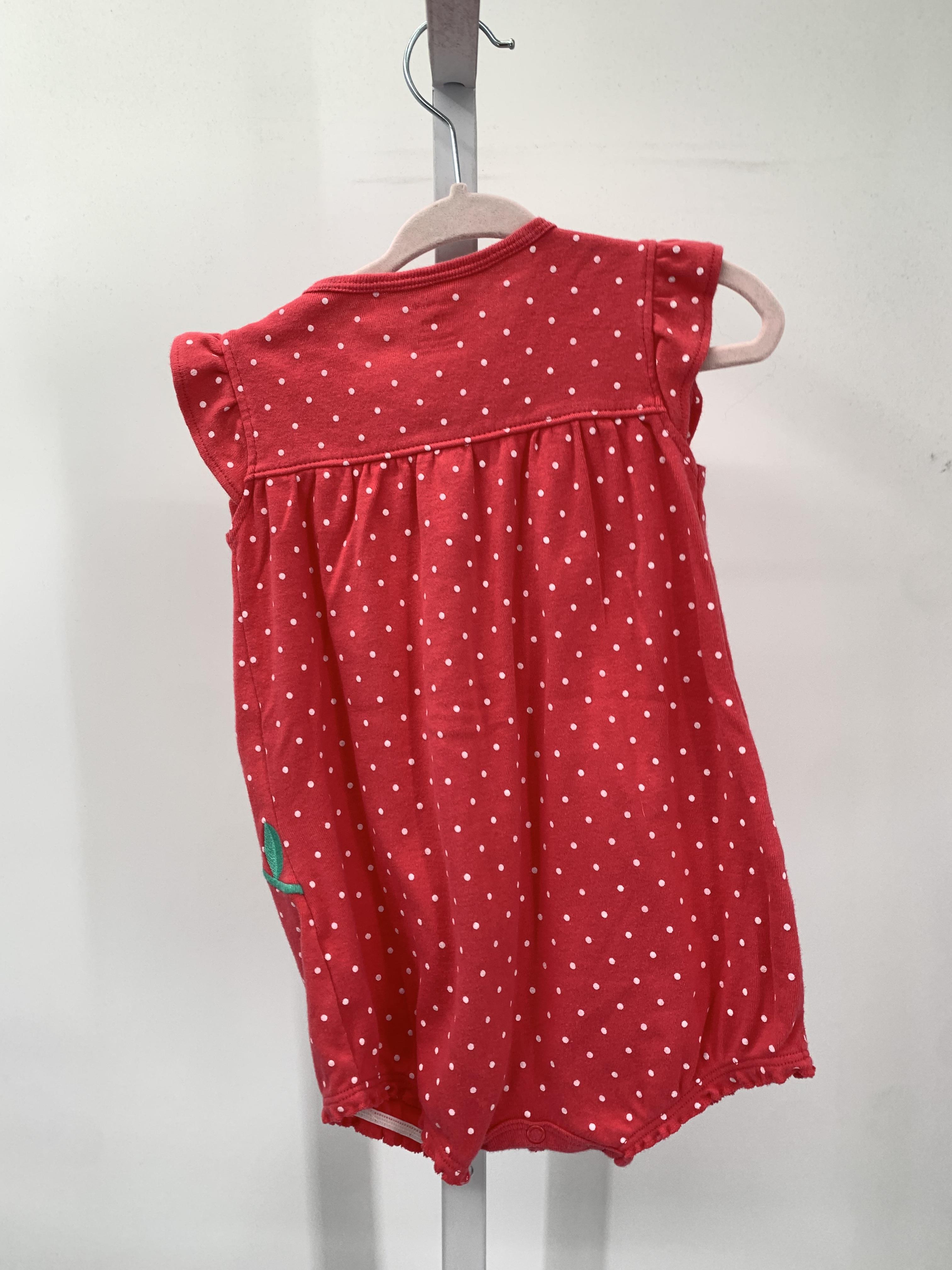 Carters Size 18 Months Girls Short Slv. Romper