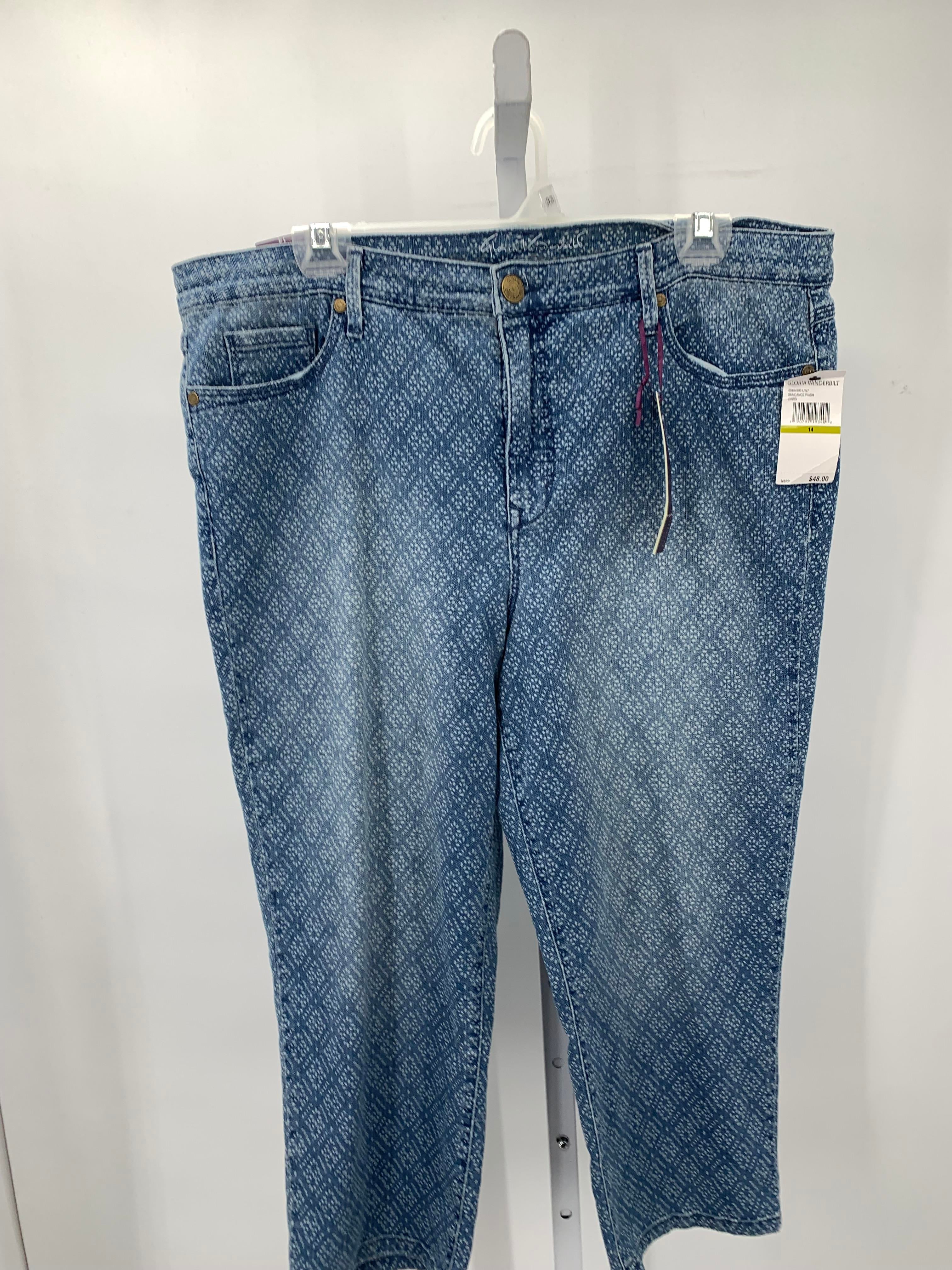 Gloria Vanderbilt Size 14 Misses Capri Pants