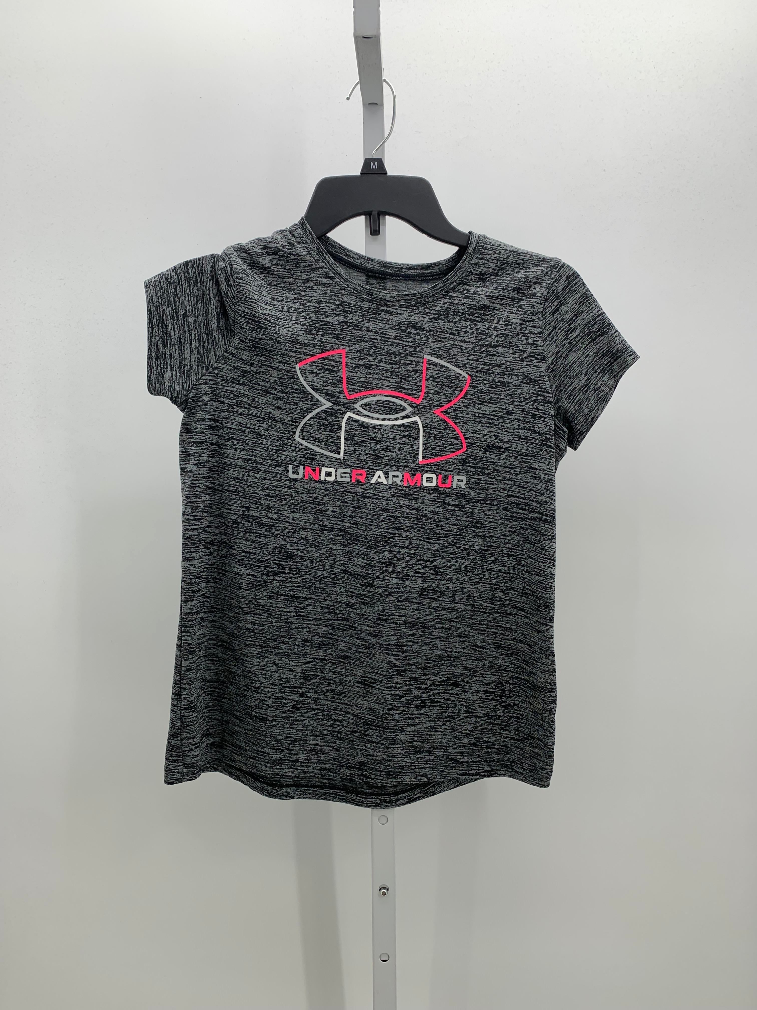 Under Armour Size 14-16 Girls Short Sleeve Shirt