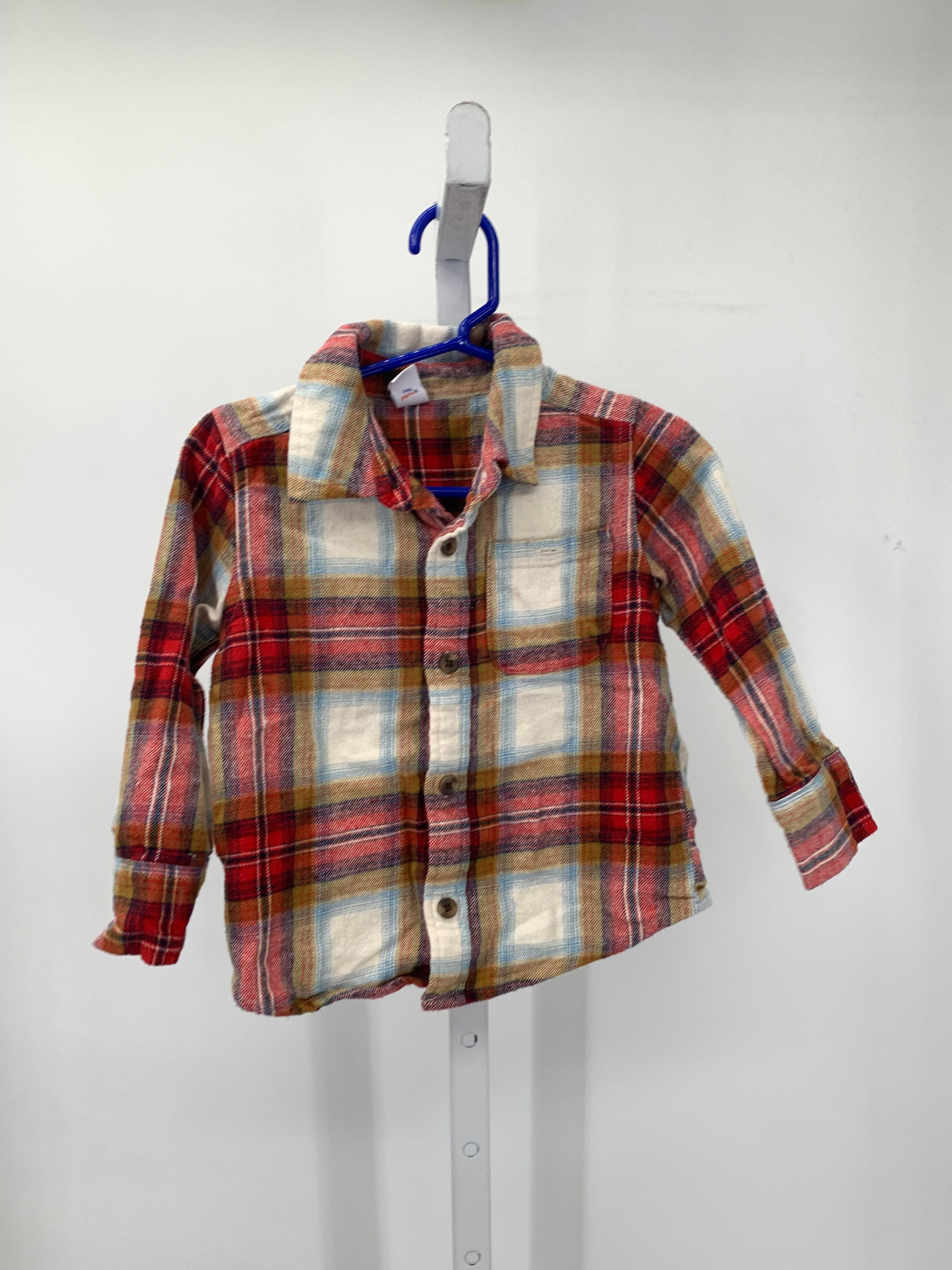 PLAID BTN DOWN