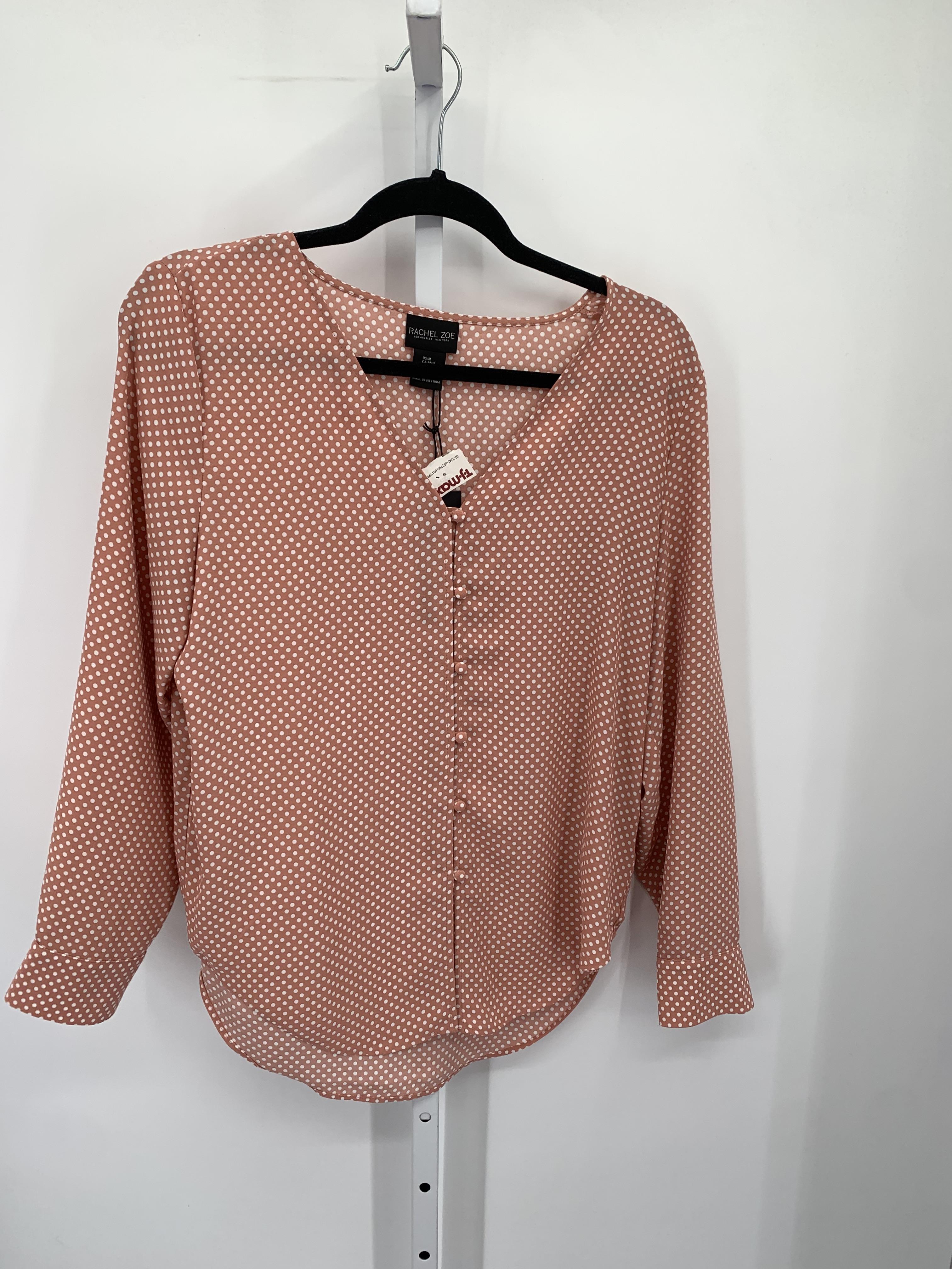 Rachel Zoe Size Medium Misses Long Sleeve Shirt