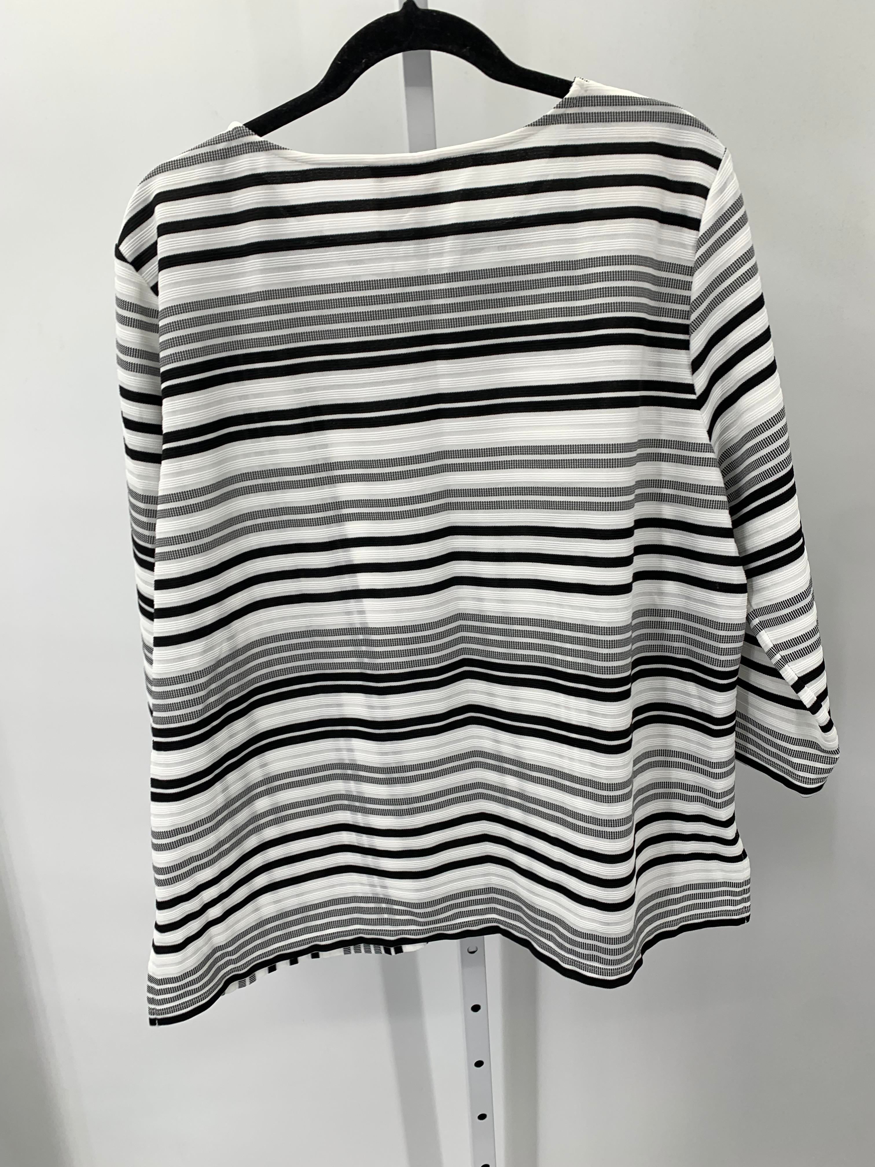 Alfred Dunner Size 1X Womens 3/4 Sleeve Shirt
