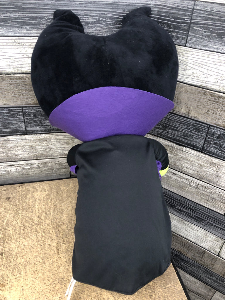 "TRICK OR TREAT" MALEFICENT STANDING PLUSH.