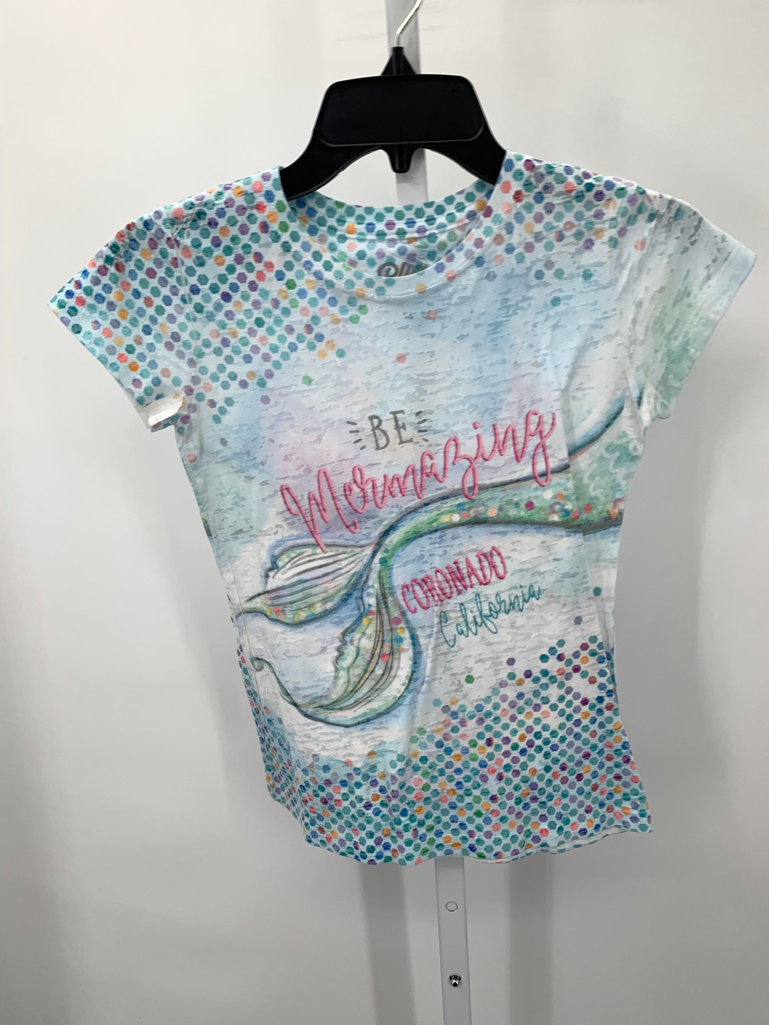 Blue 84 Size 10-12 Girls Short Sleeve Shirt