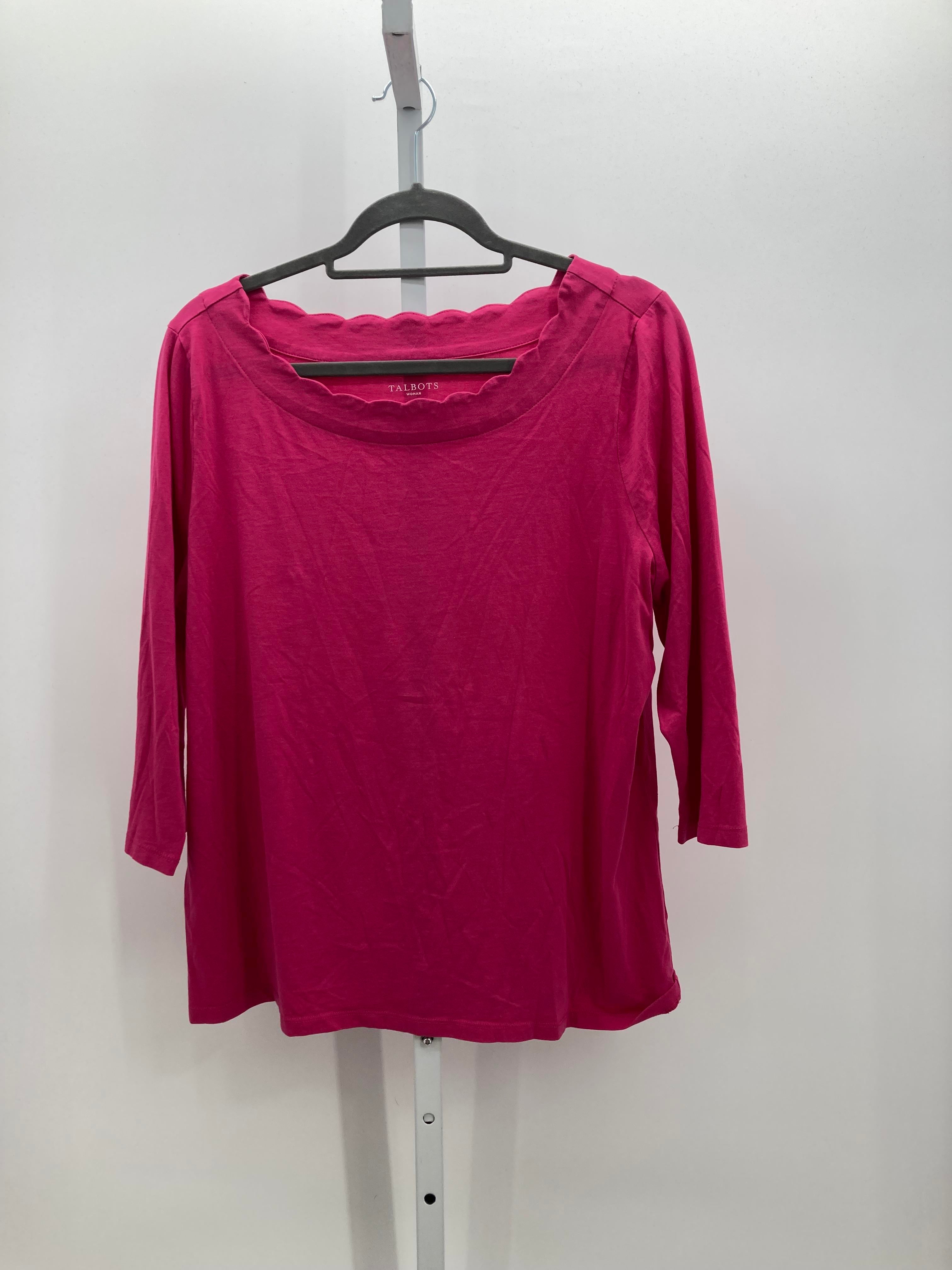 Talbots Size 1X Womens 3/4 Sleeve Shirt