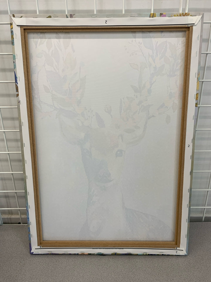 ABSTRACT DEER CANVAS.