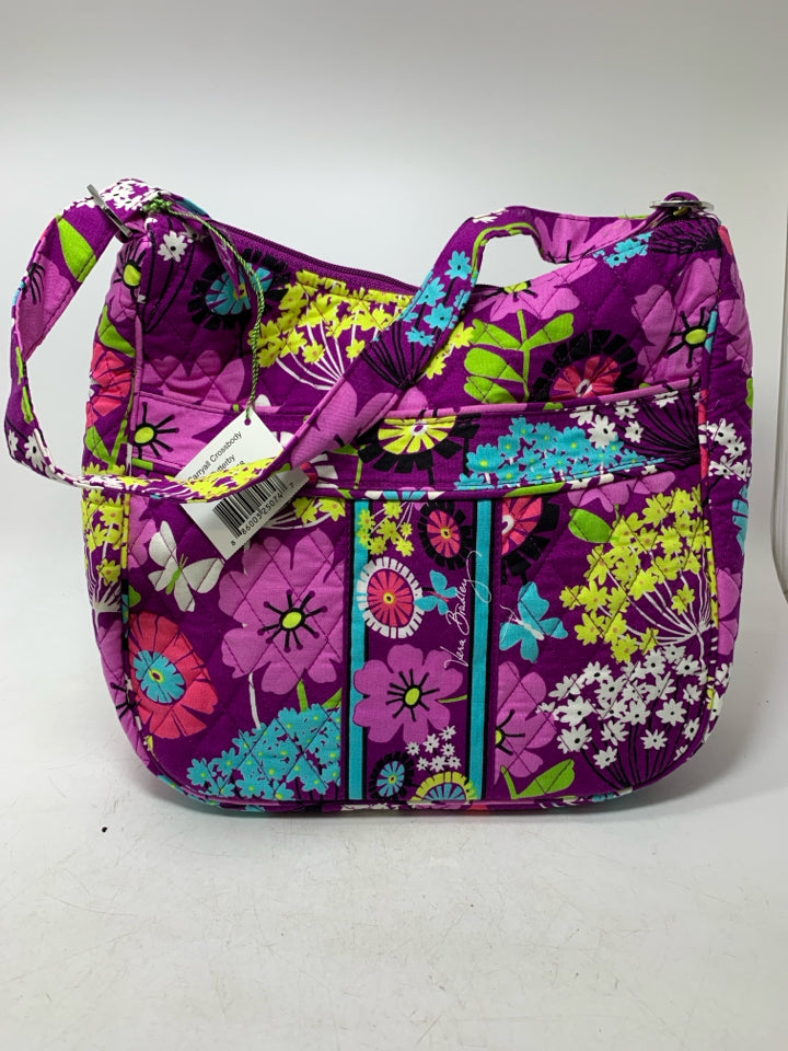 Vera Bradley Carryall Crossbody in Flutterby- New With Tags