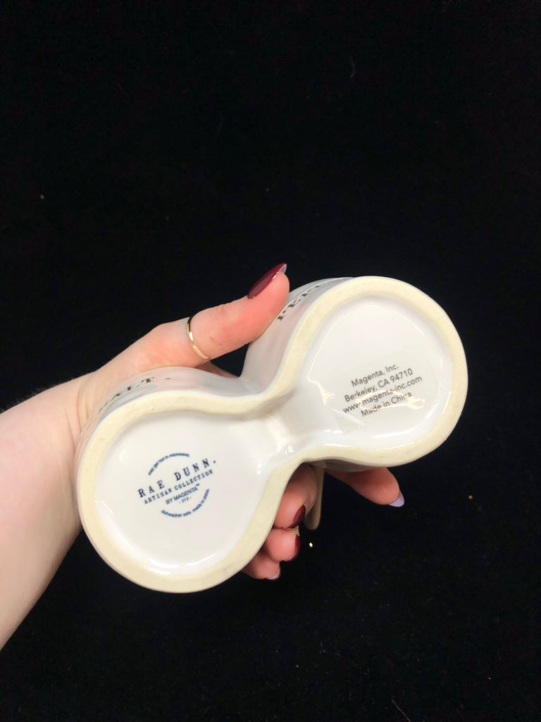 RAE DUNN S/P BOWL W/SPOONS.