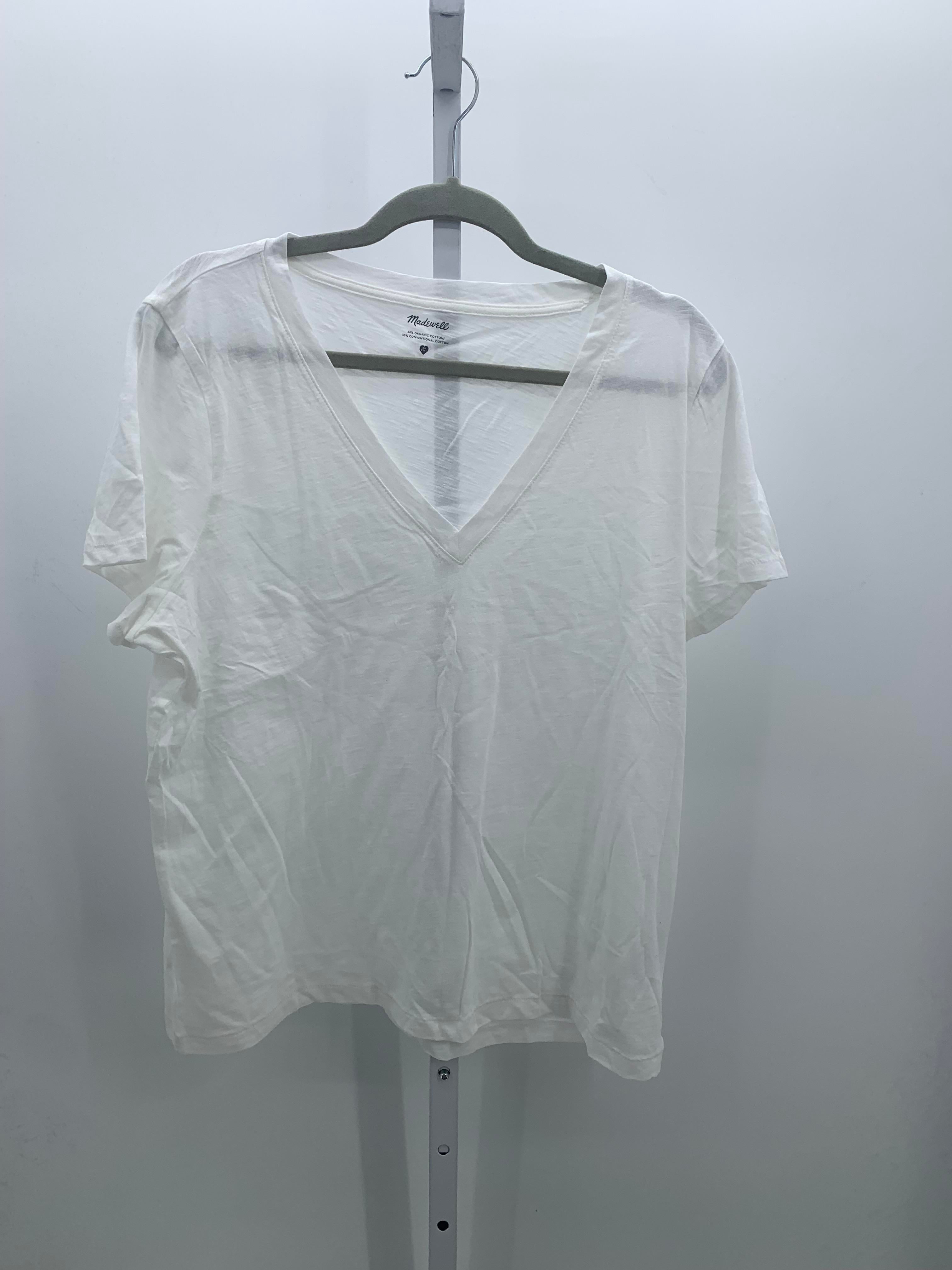 Madewell Size Extra Large Misses Short Sleeve Shirt