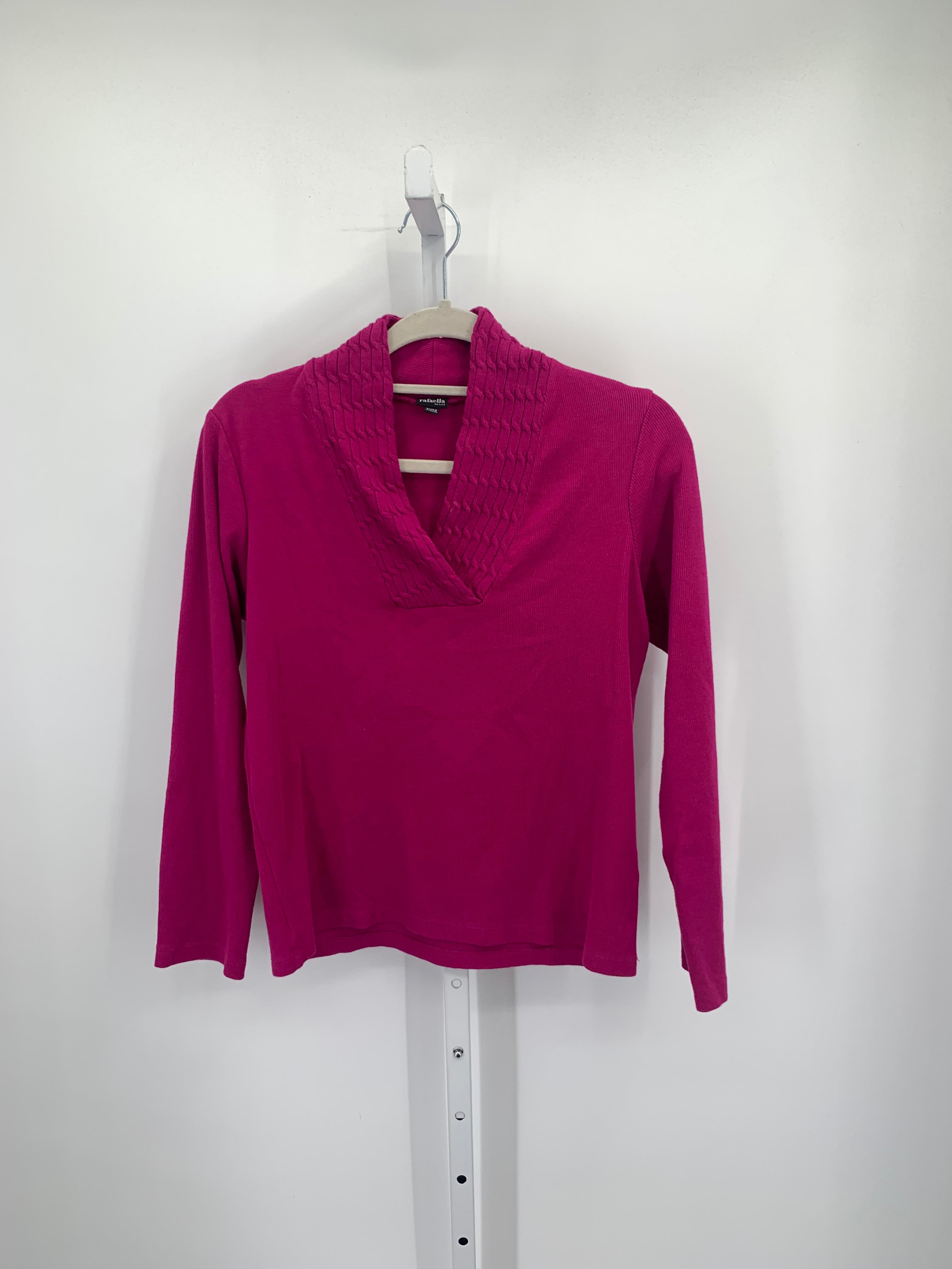 Rafaella Size Medium Petite Petite Long Slv Sweater