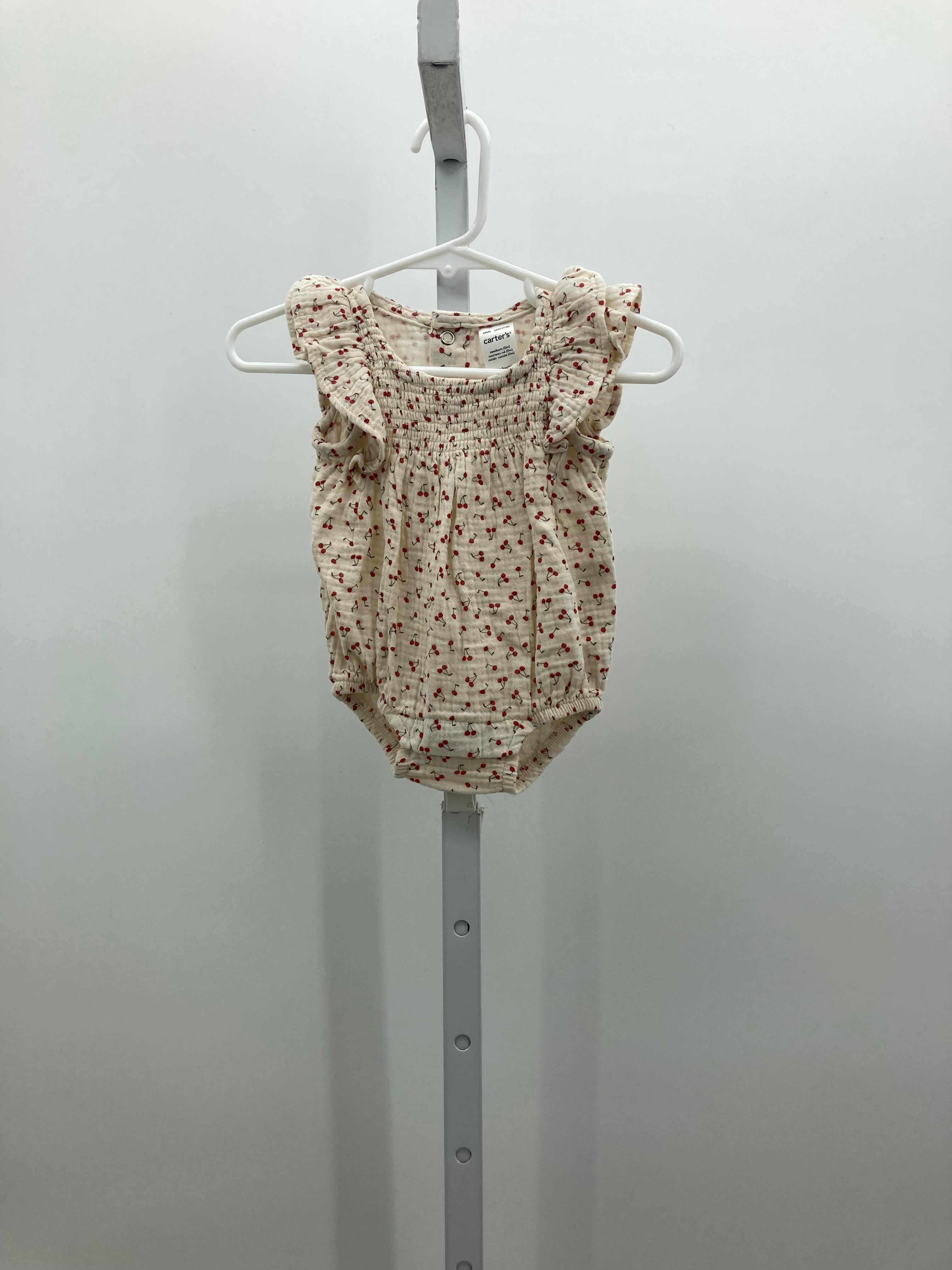Carters Size Newborn Girls Sleeveless Romper