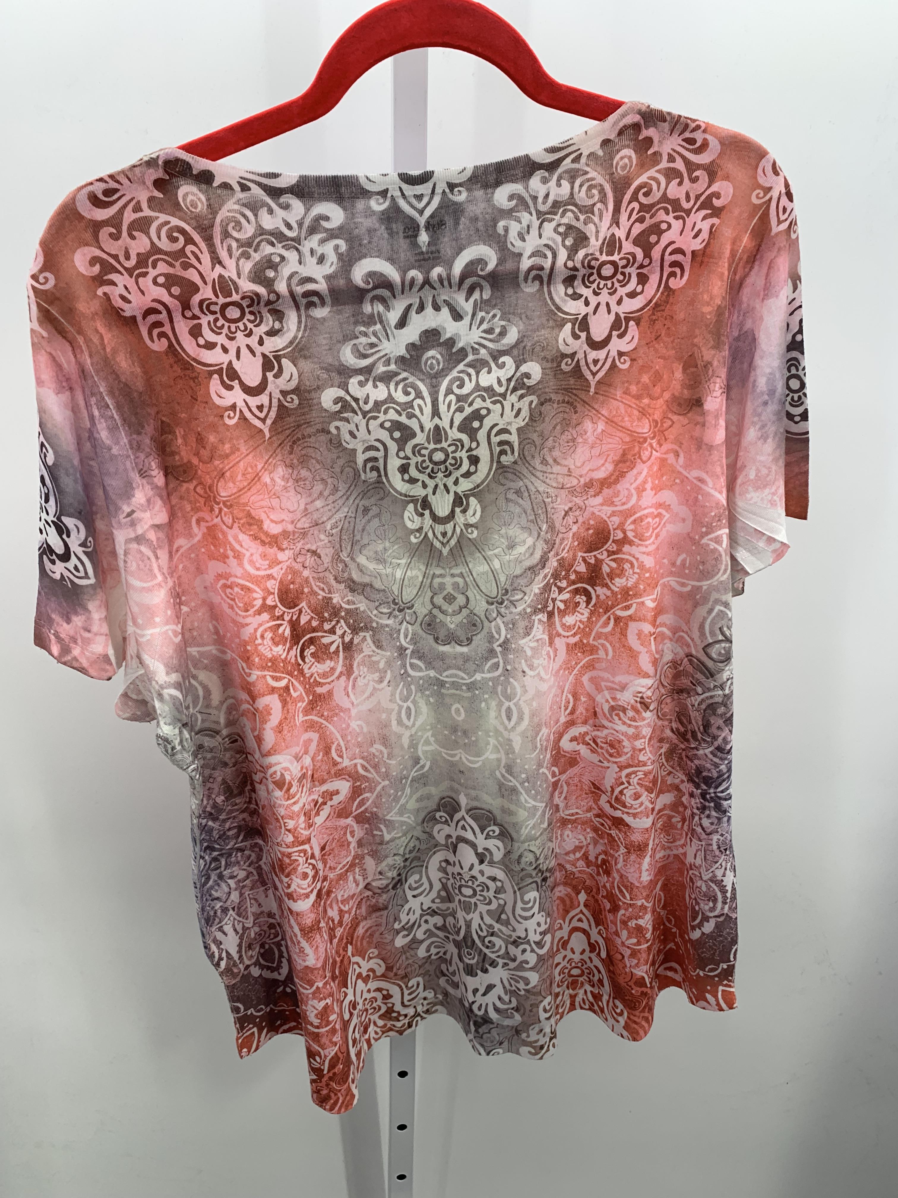 Style & Co. Size 1X Womens Short Sleeve Shirt
