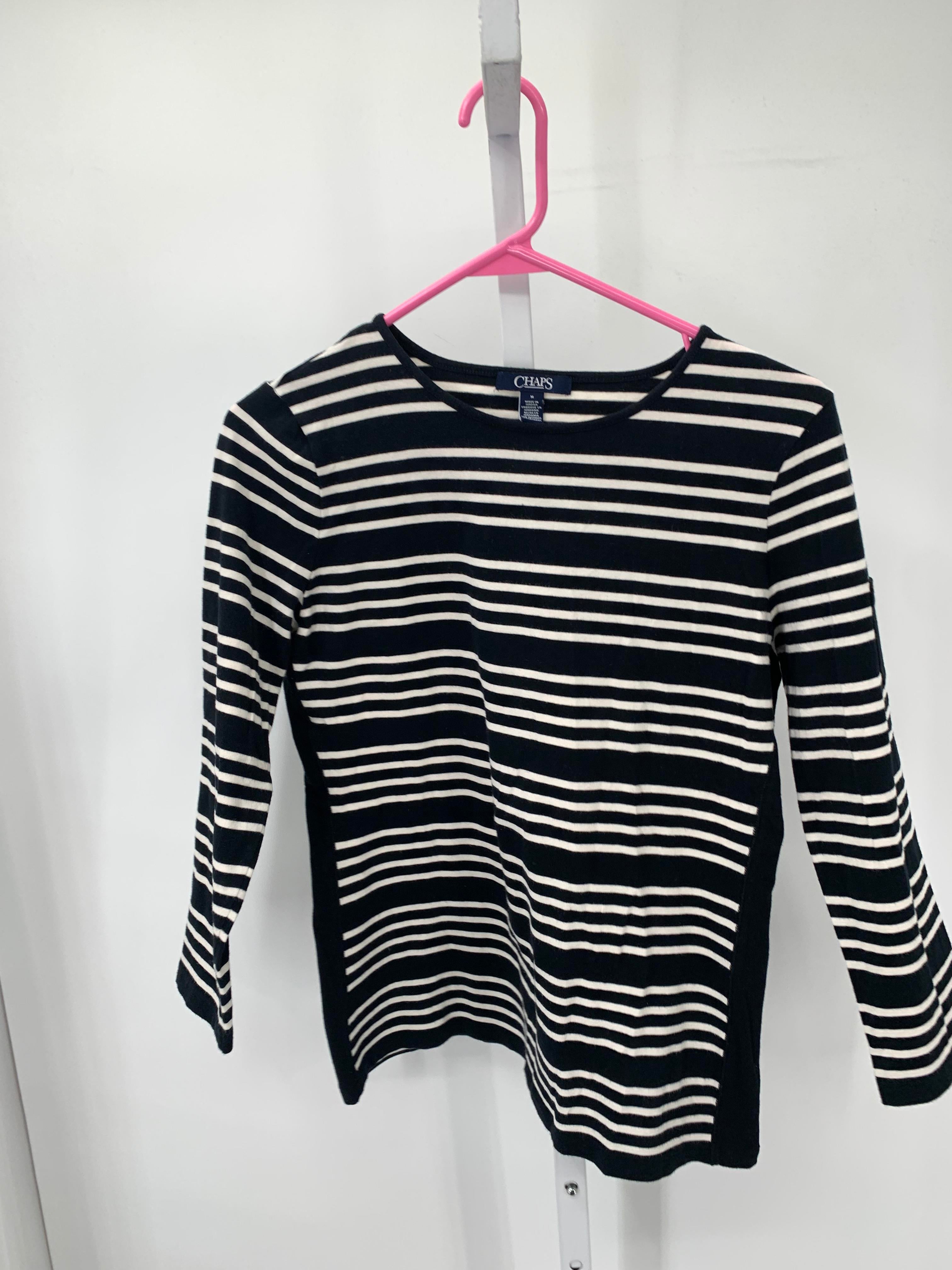 Chaps Size Medium Misses Long Sleeve Shirt