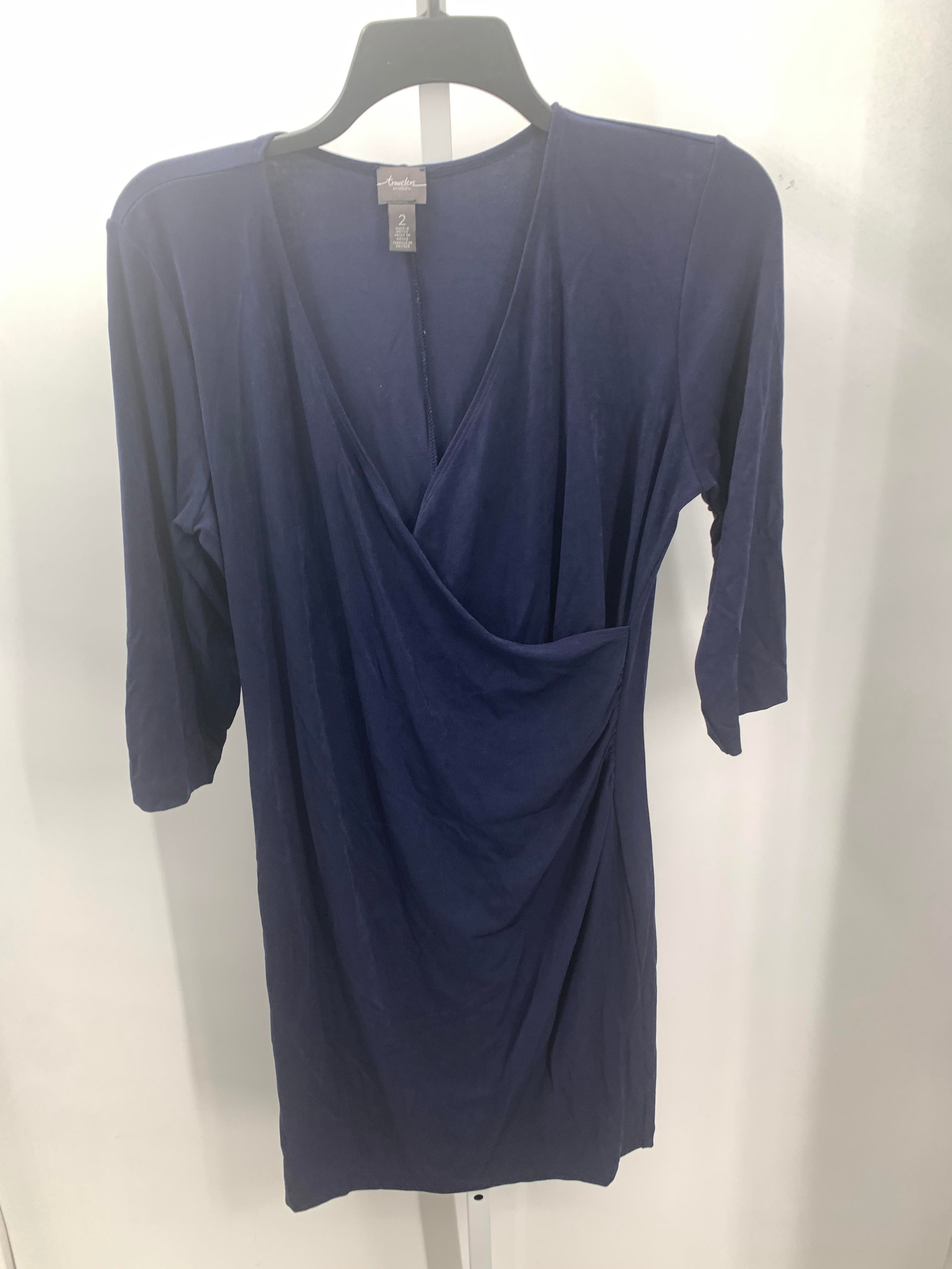 Chico's Size Medium Misses Short Sleeve Dress