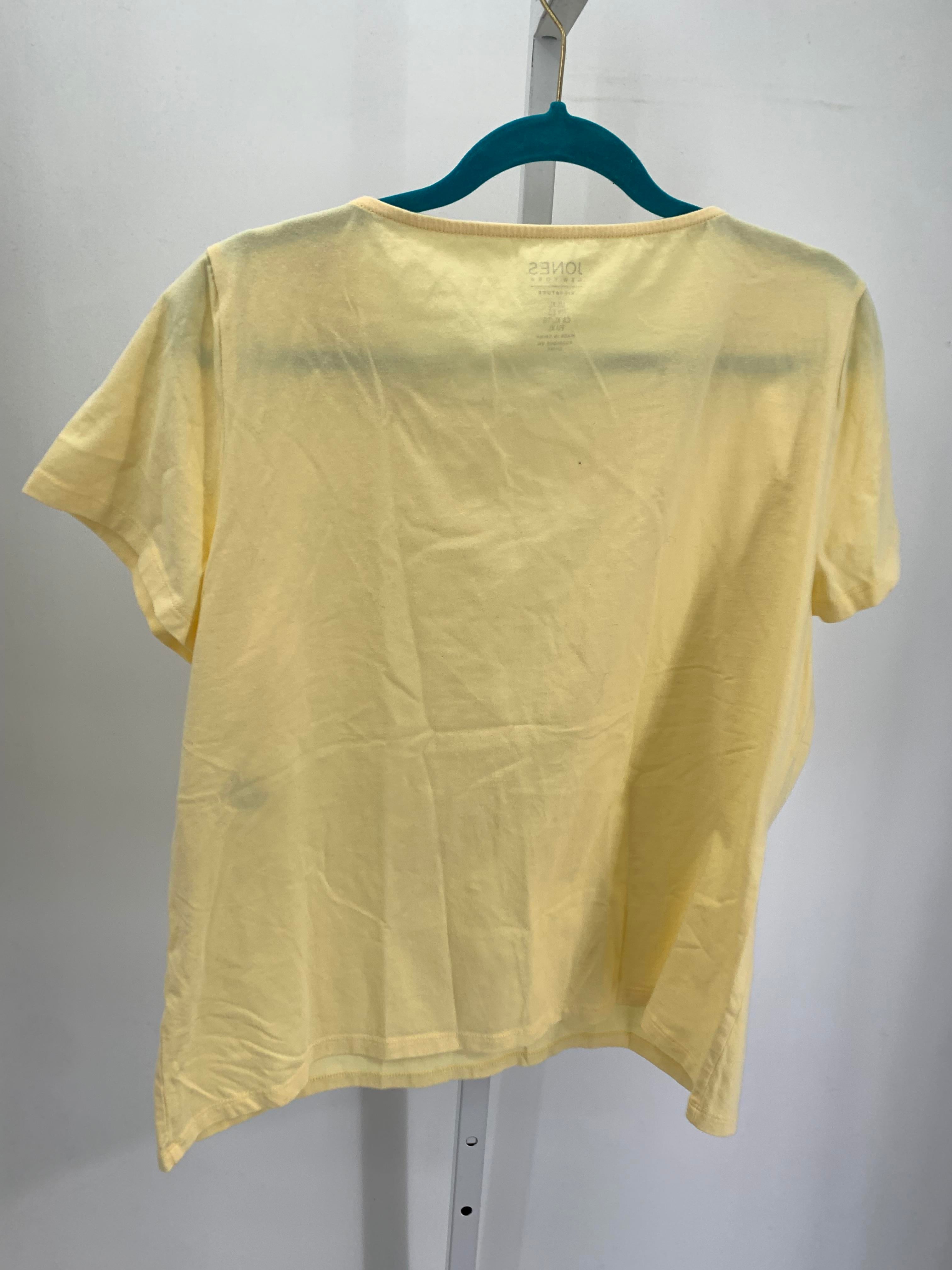 Jones New York Size Extra Large Misses Short Sleeve Shirt