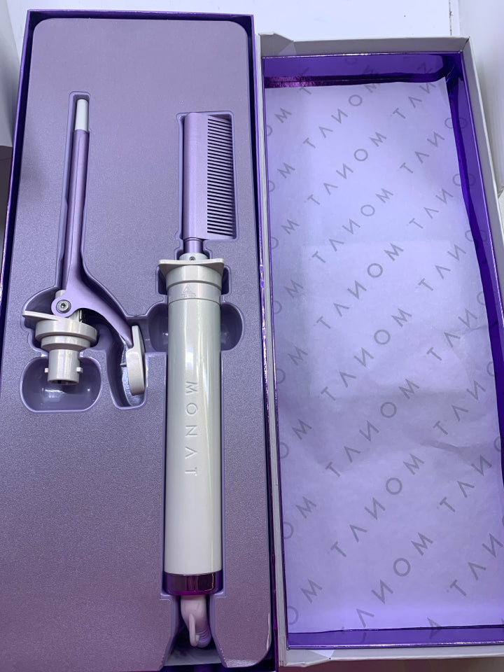 NIB MONAT SLEEK & CURLED HOT COMB.