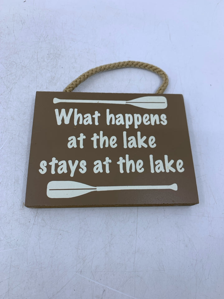 WHAT HAPPENS AT THE LAKE WALL HANGING.