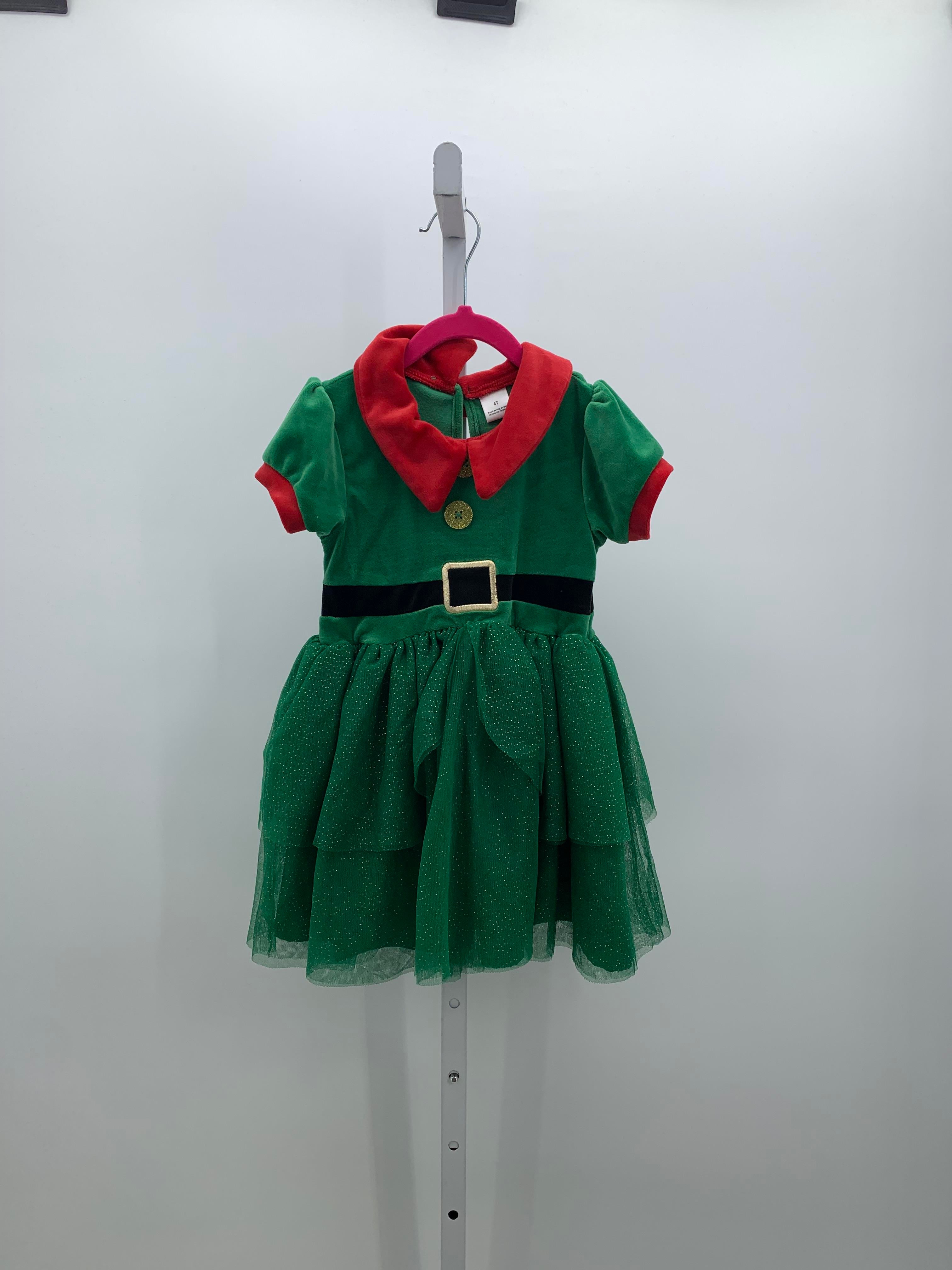 SHORT SLV DRESS FLEE CE ELF.