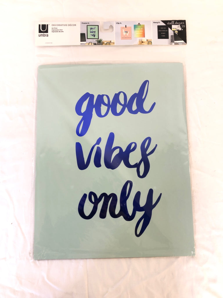 NIP GOOD VIBES WALL HANGING.