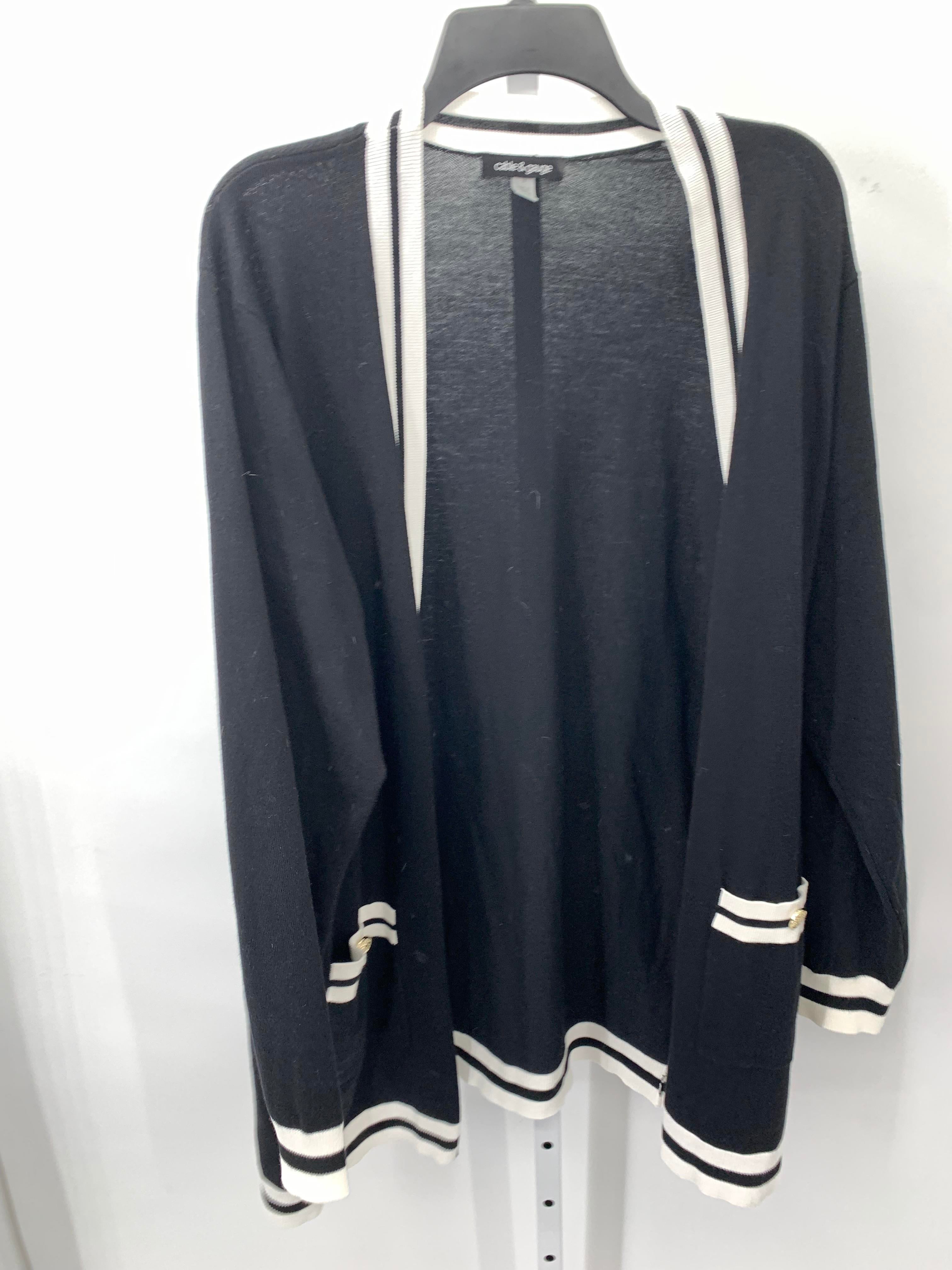 Cable & Gauge Size 1X Womens Cardigan