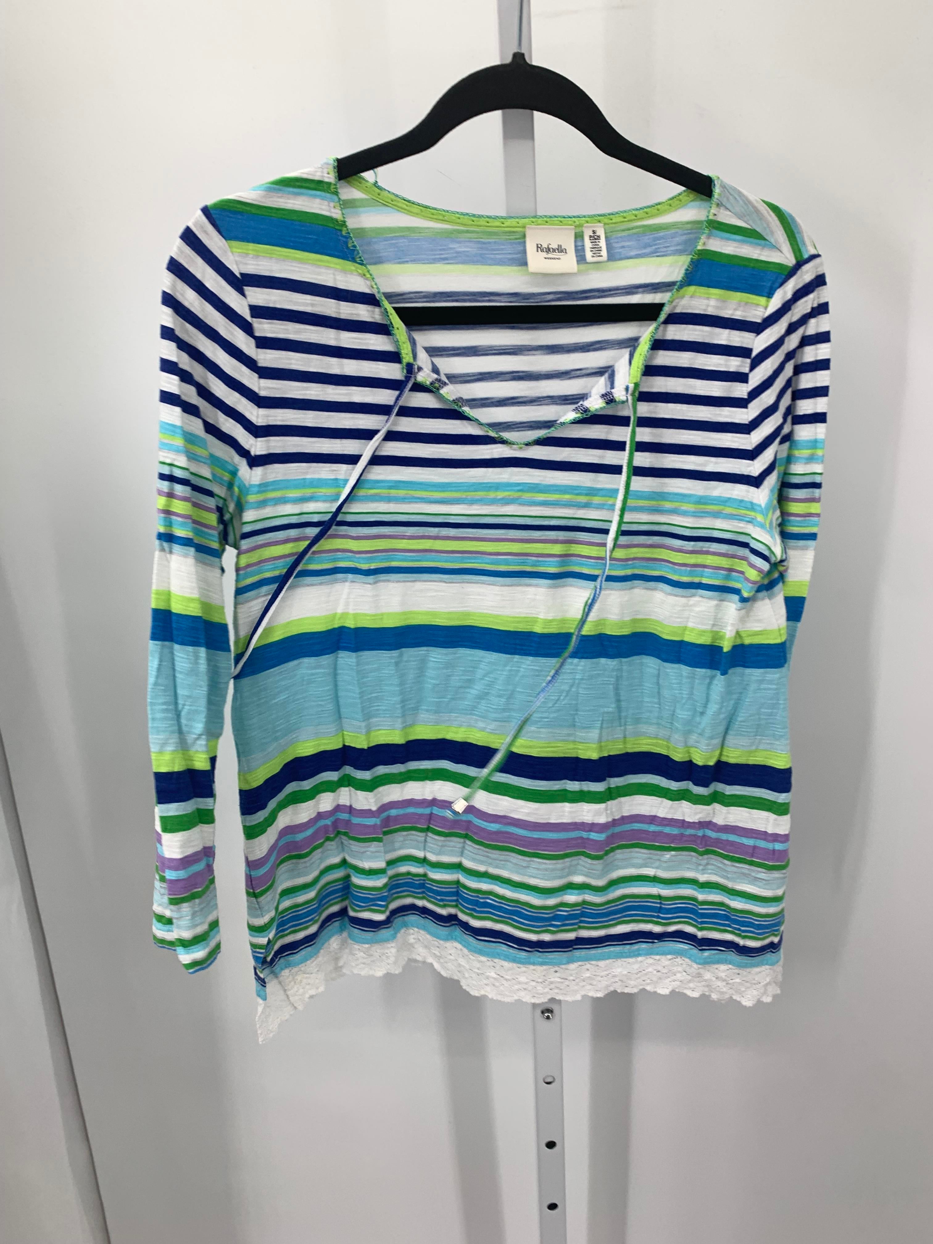 Rafaella Size Small Misses 3/4 Sleeve Shirt