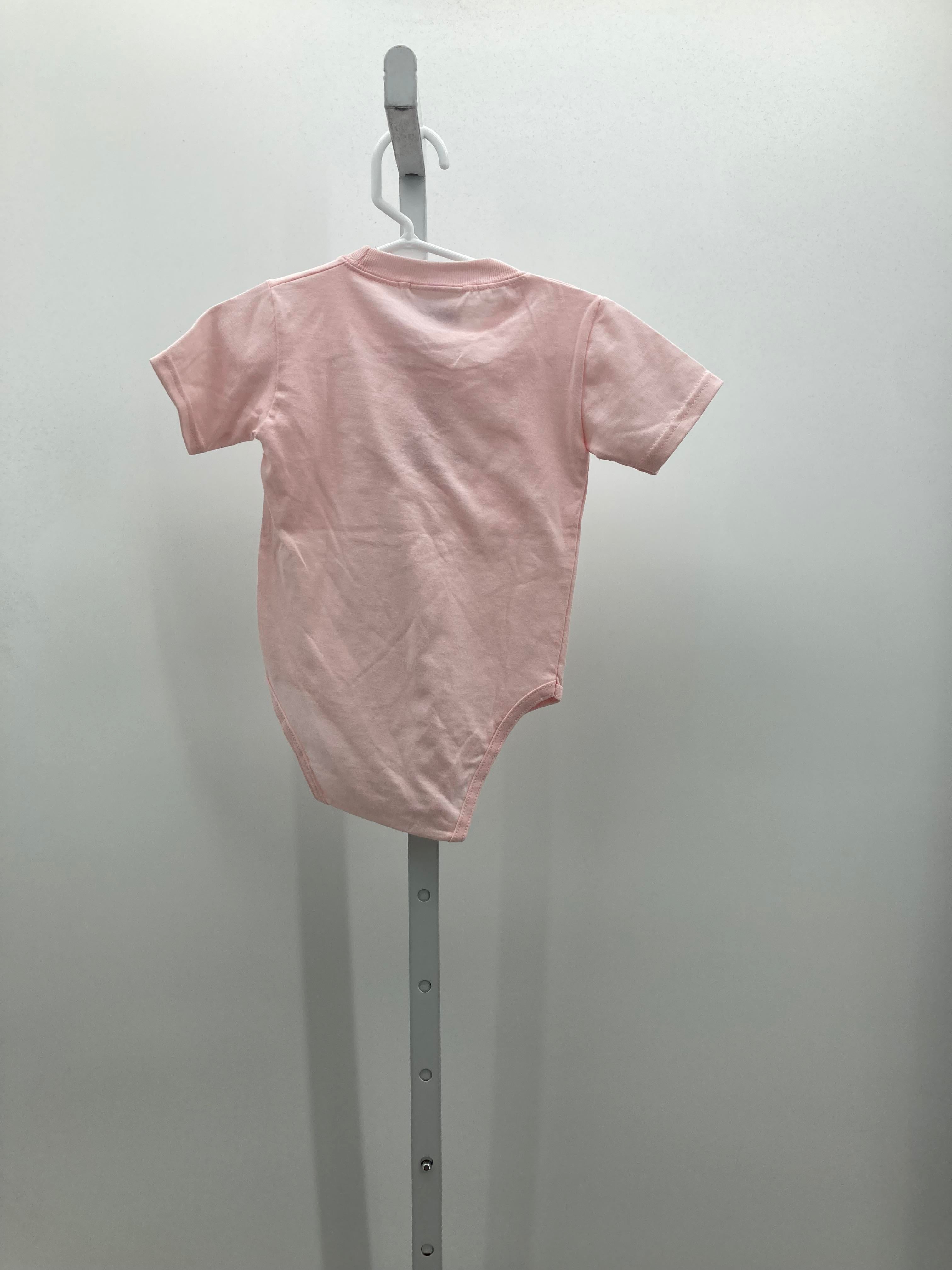 Hanes Size 18 Months Girls Short Sleeve Shirt