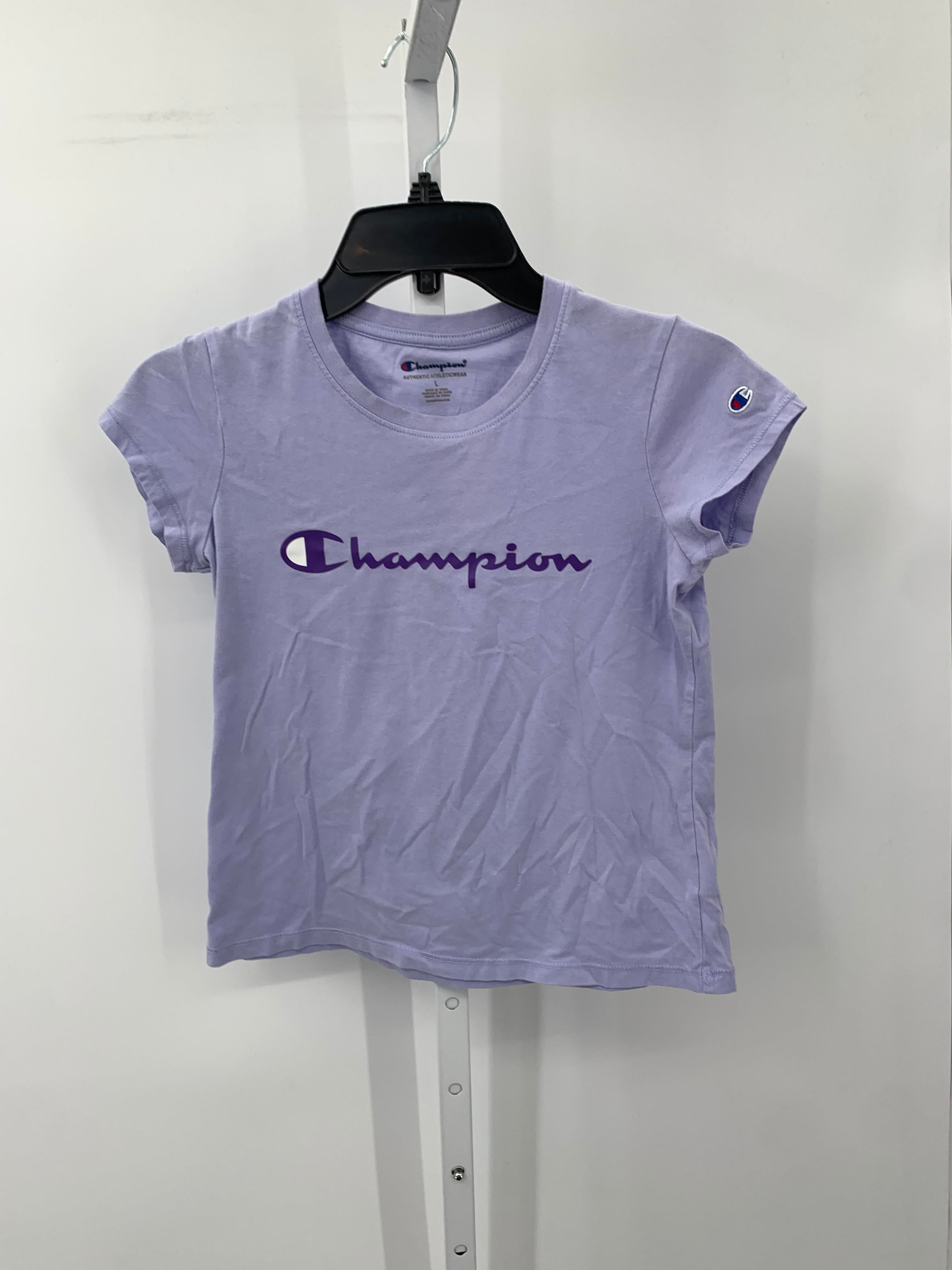 Champion Size 14-16 Girls Short Sleeve Shirt