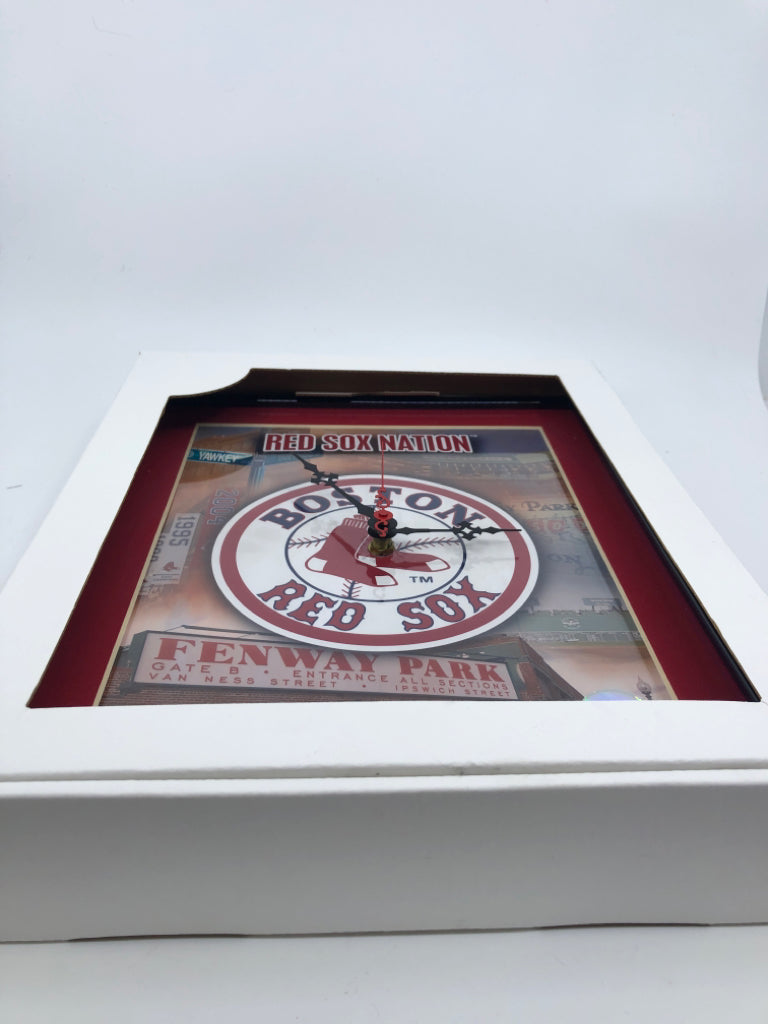 NIB BOSTON RED SOX NATION CLOCK.