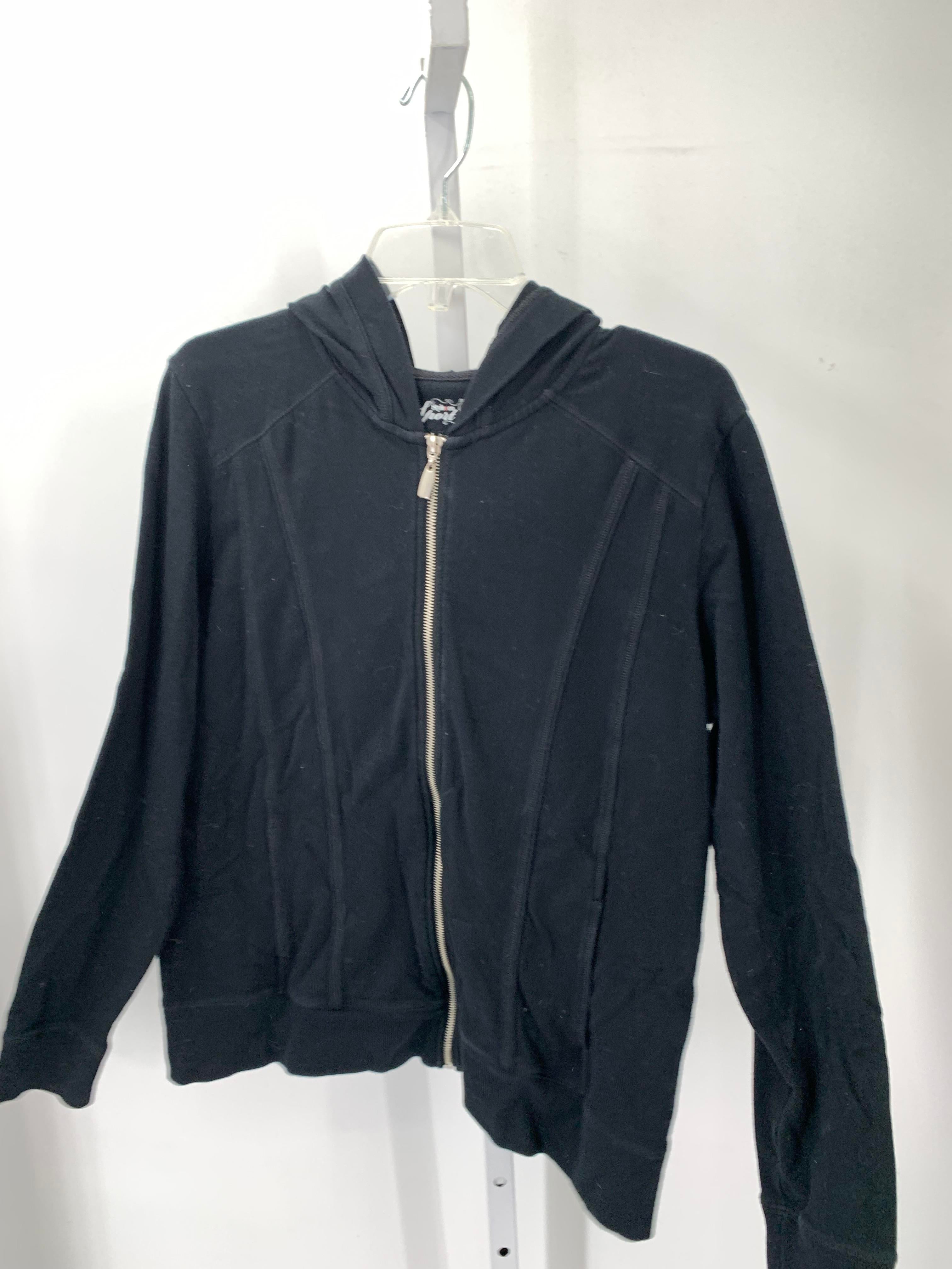 Style & Co. Size Large Misses Sweat Jacket