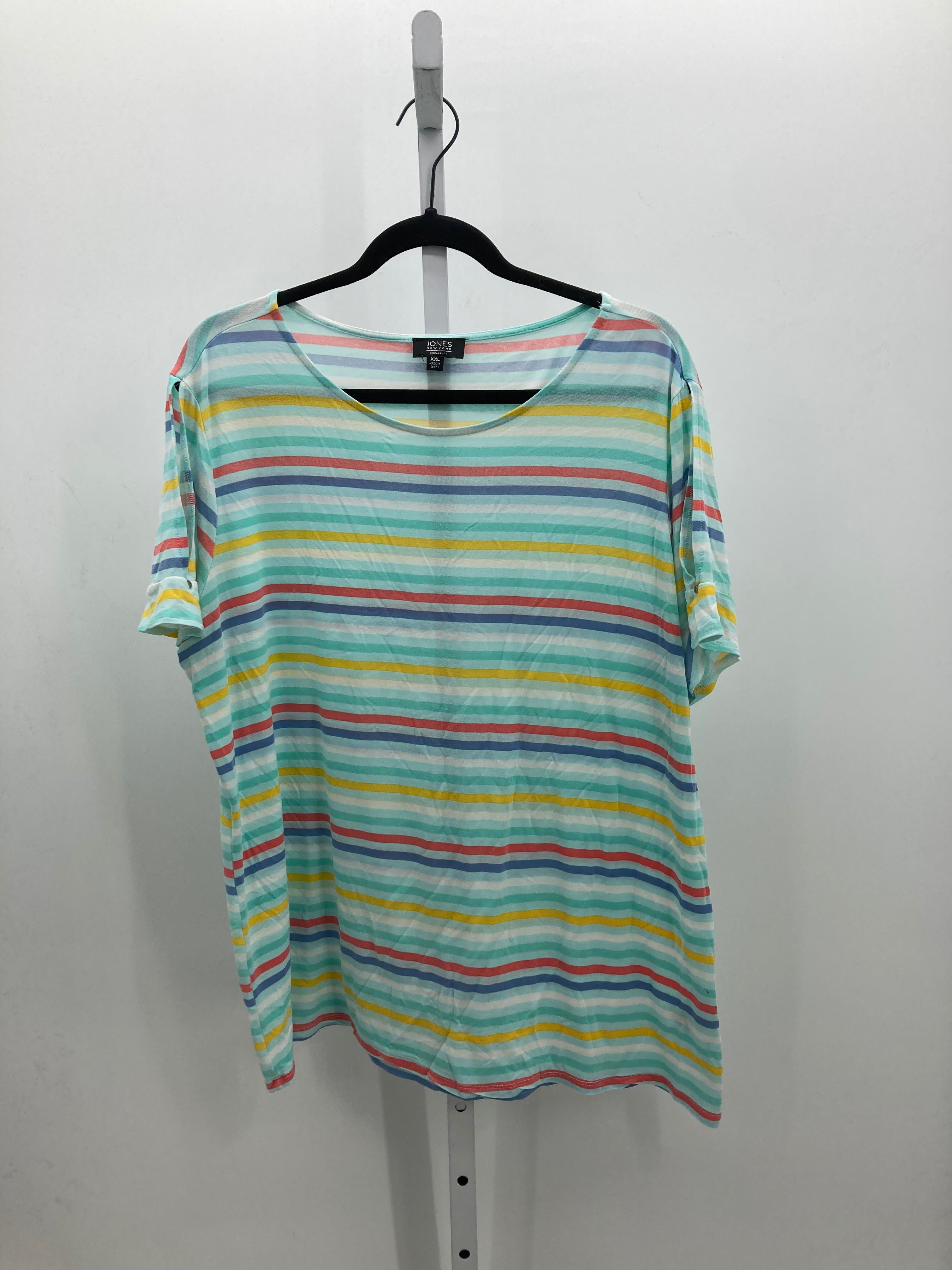 Jones New York Size XXL Misses Short Sleeve Shirt