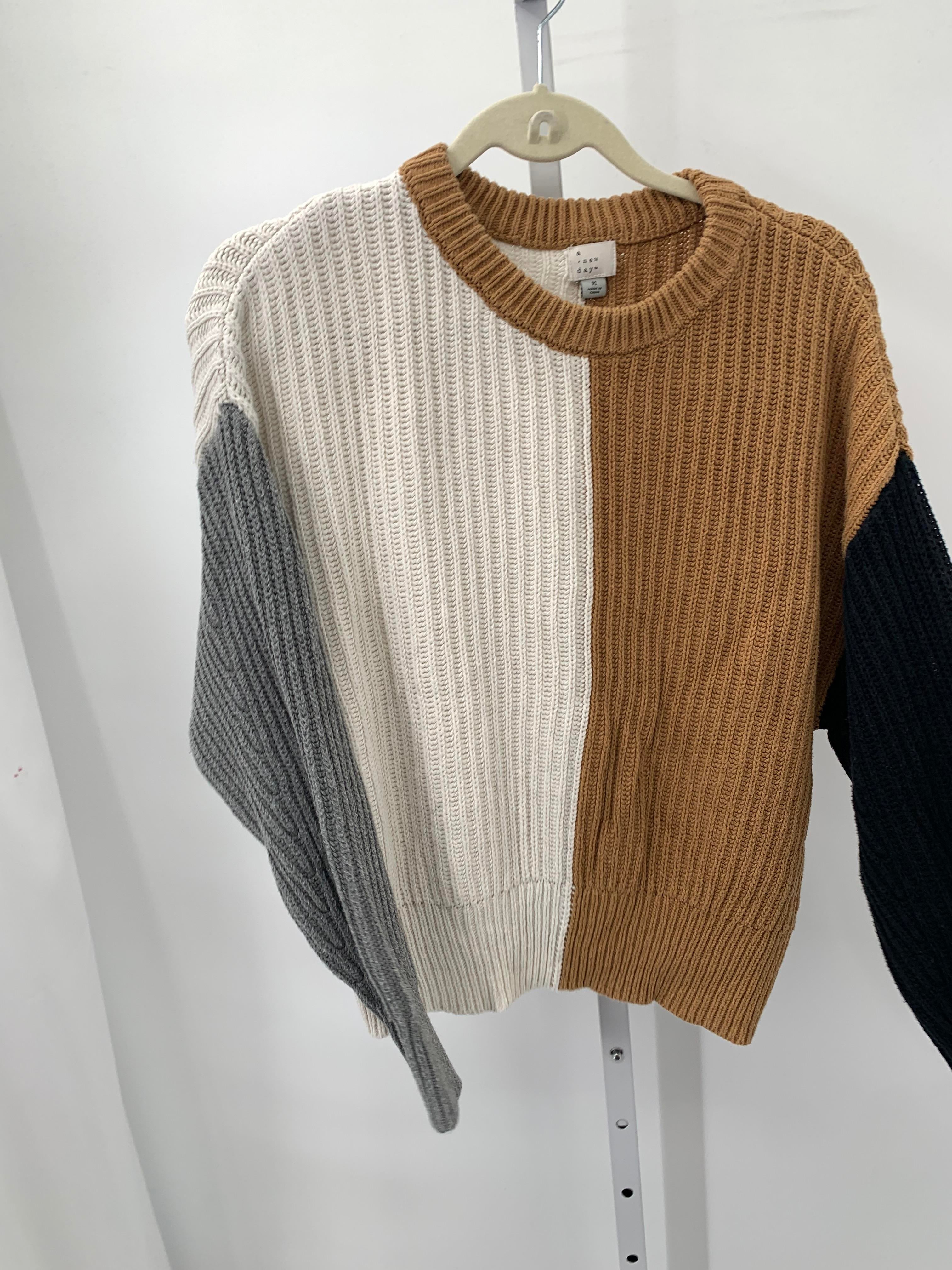 A New Day Size Medium Misses Long Slv Sweater