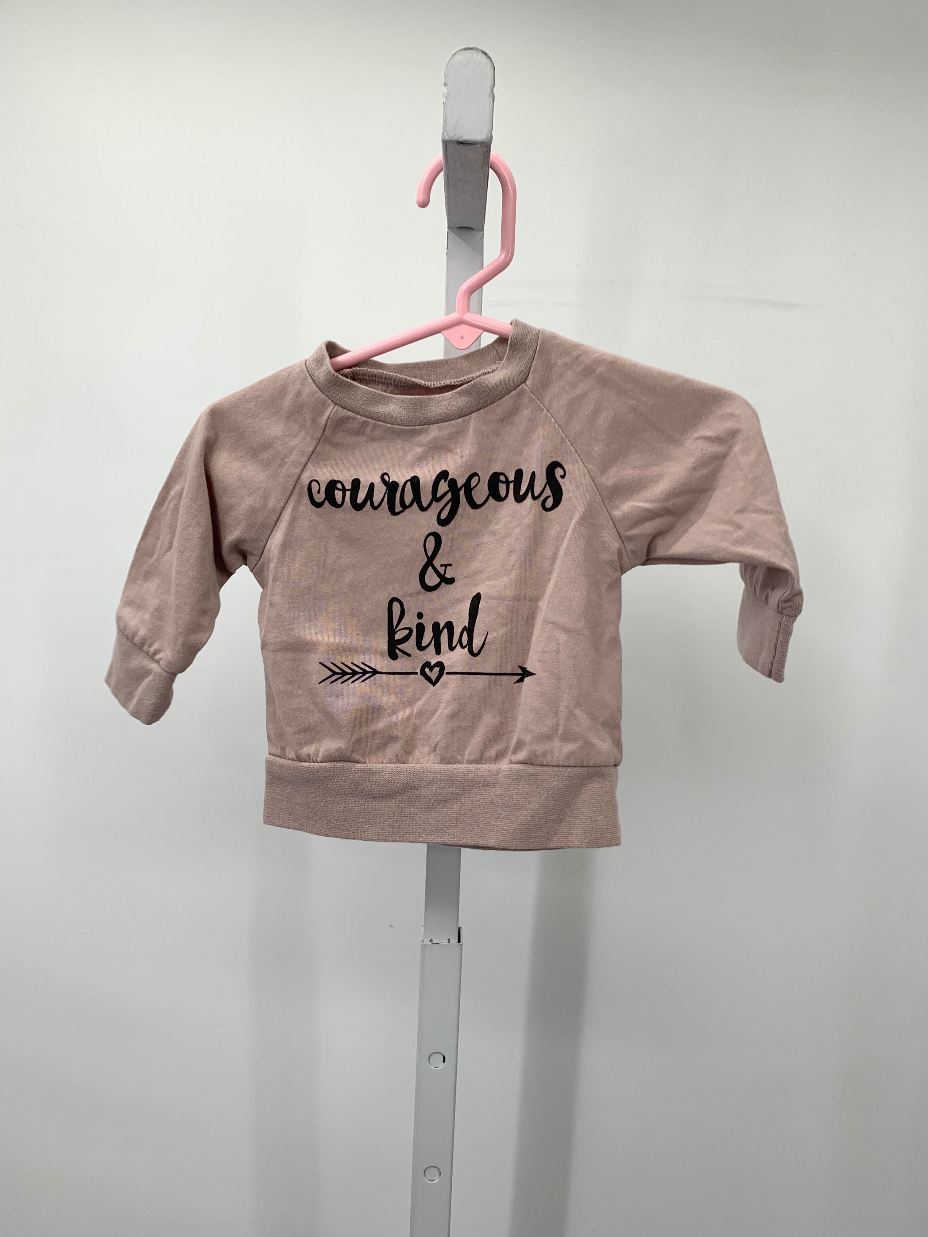 Size 0-3 months Girls Long Sleeve Shirt