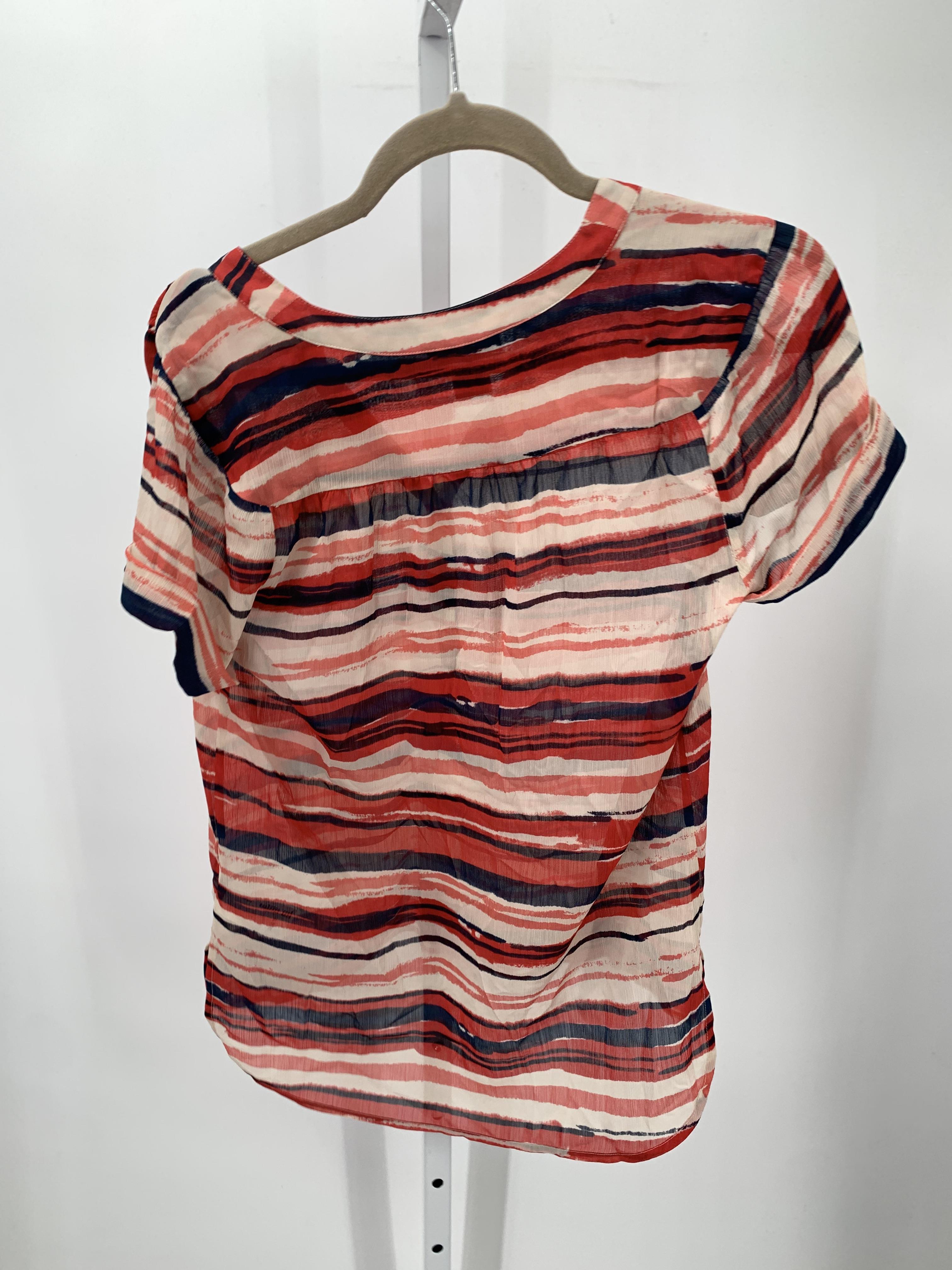 Lucky Brand Size Small Misses Short Sleeve Shirt