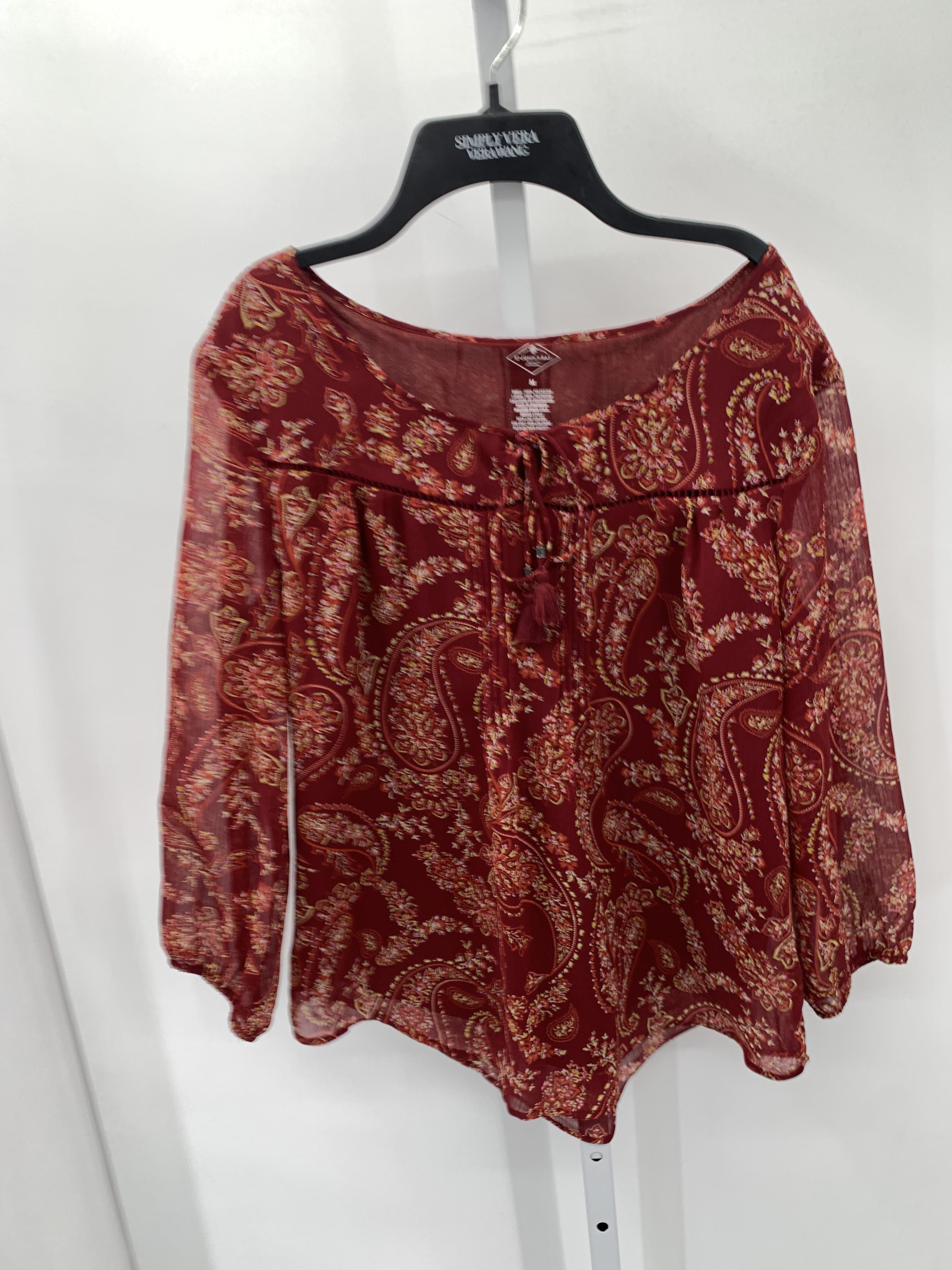 St. Johns Bay Size Medium Misses 3/4 Sleeve Shirt