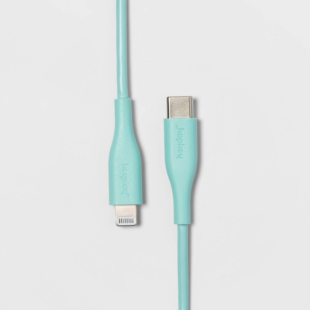 3' Lightning to USB-C Round Cable - Heyday™ Spring Teal -