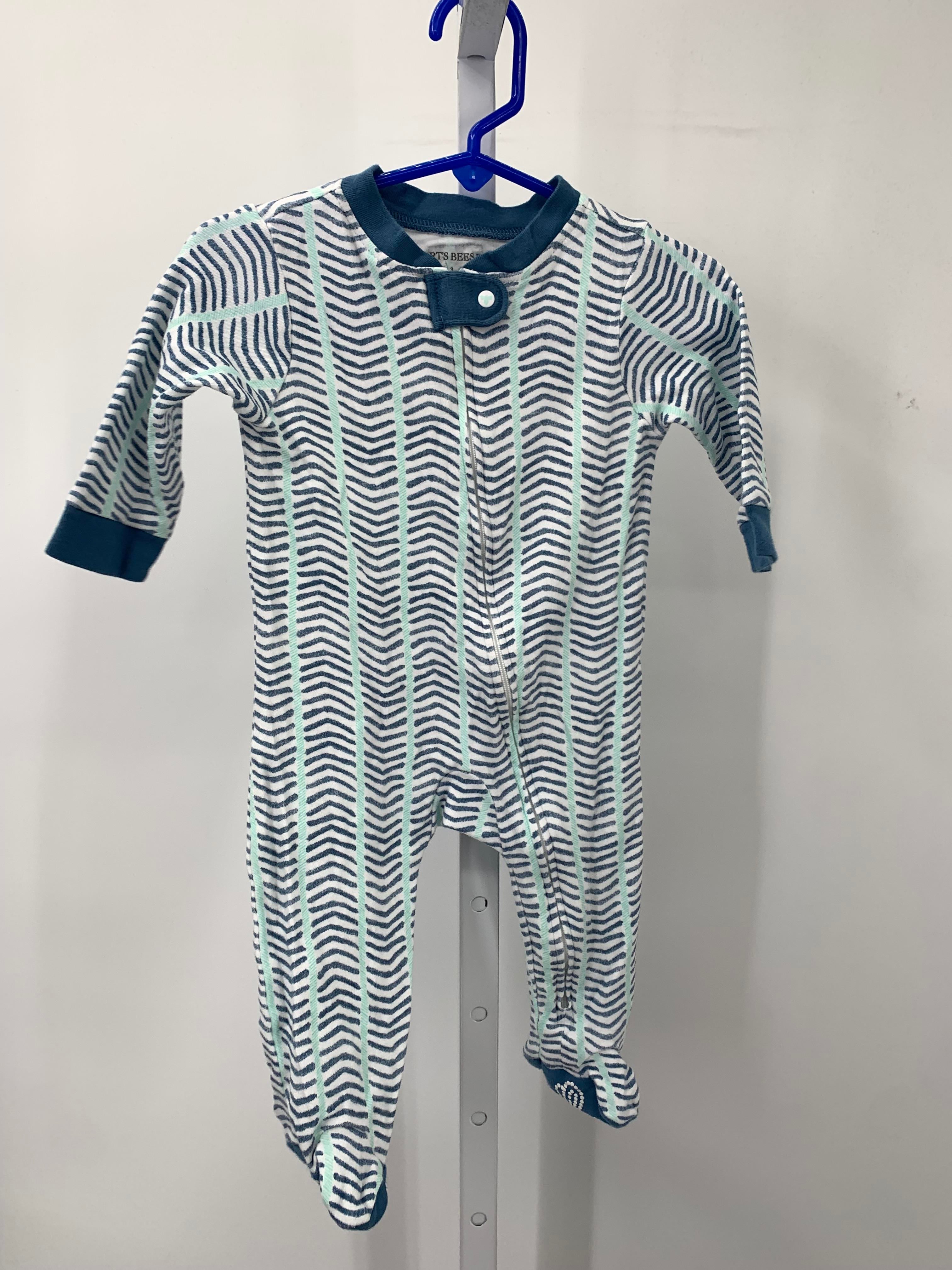BLUE PATTERN ZIP