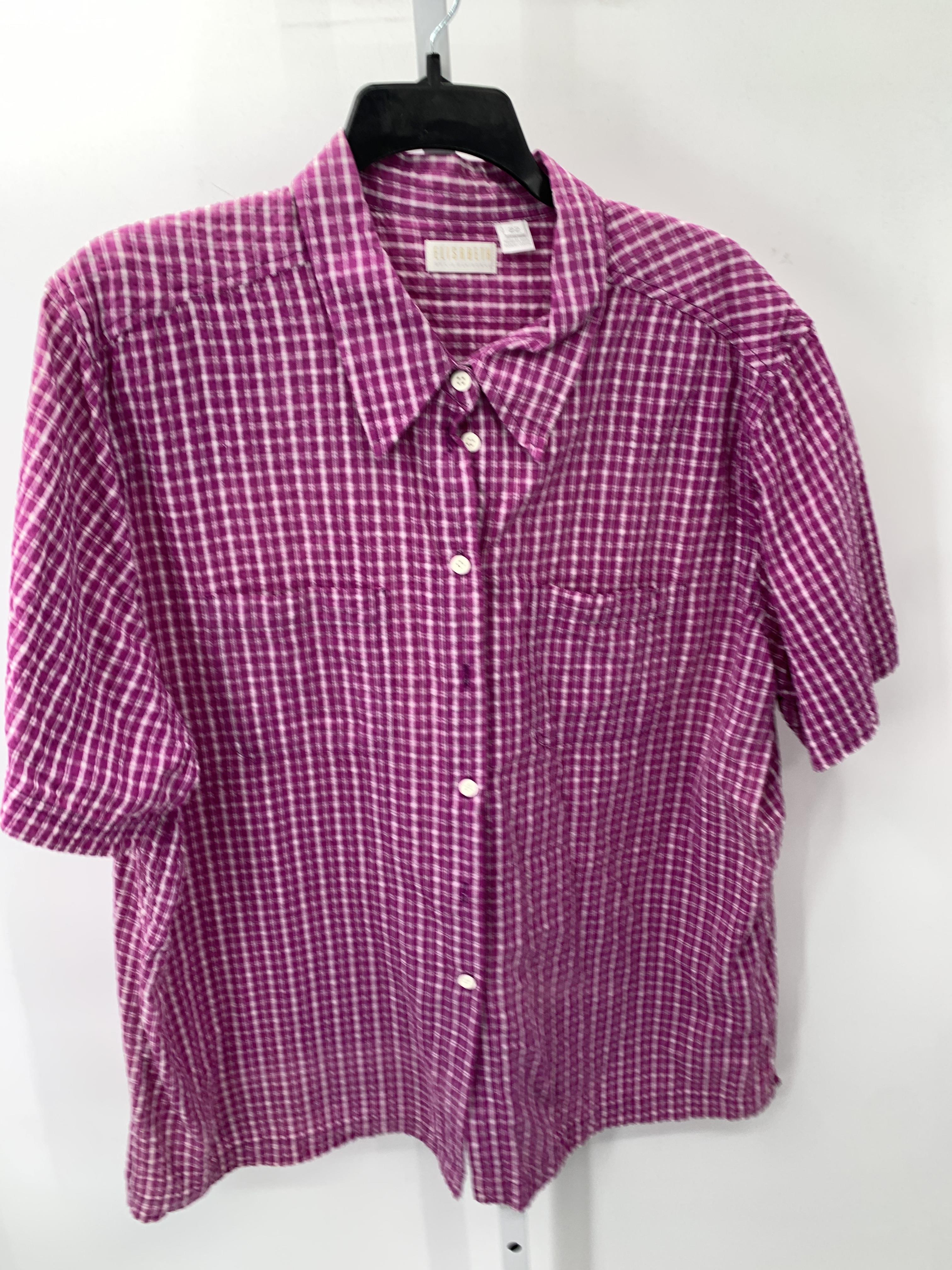 Liz Claiborne Size 22W Womens Short Sleeve Shirt