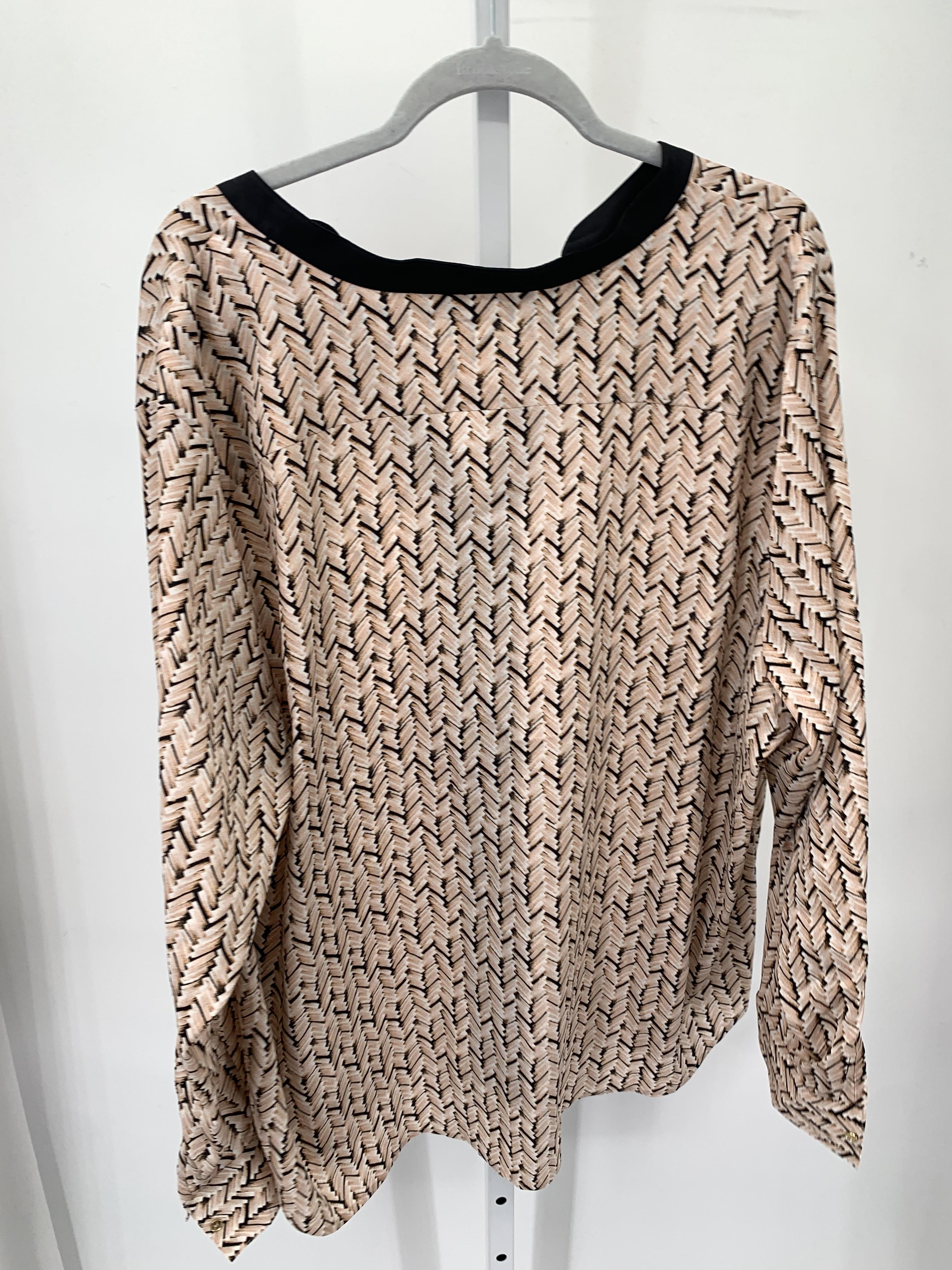 Calvin Klein Size 3X Womens Long Sleeve Shirt