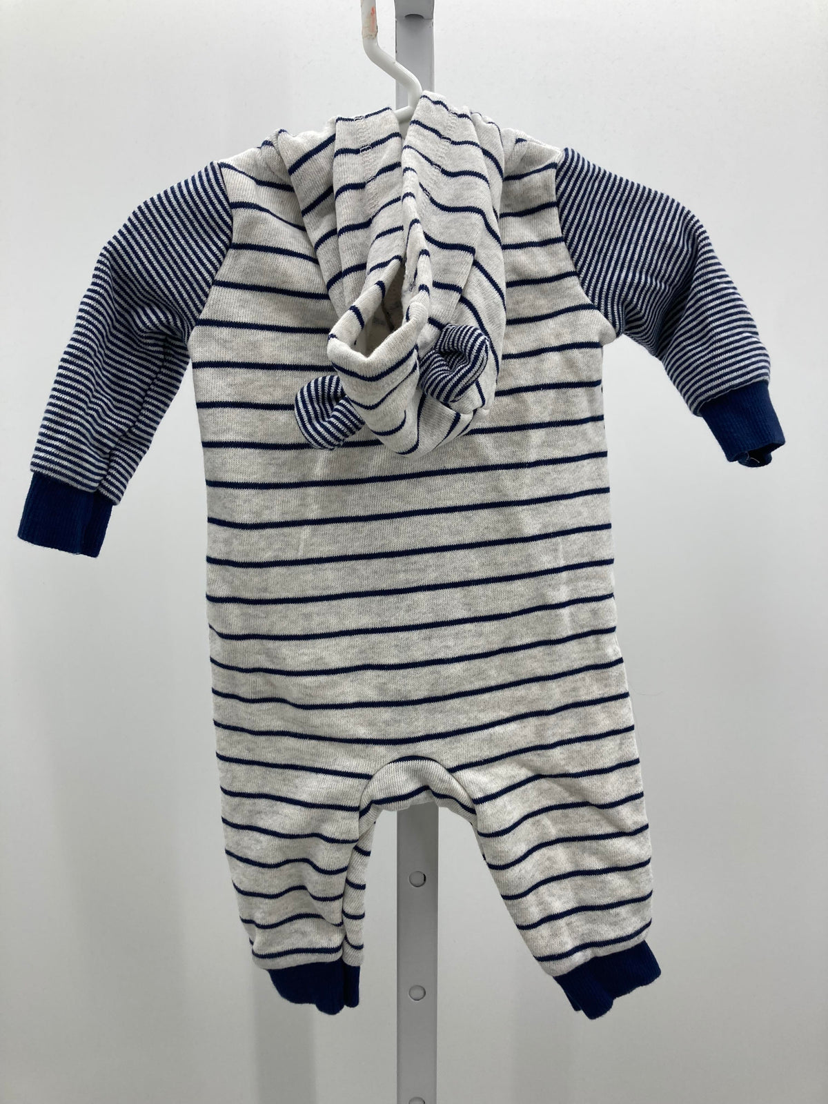 NAVY STRIPES HOODED