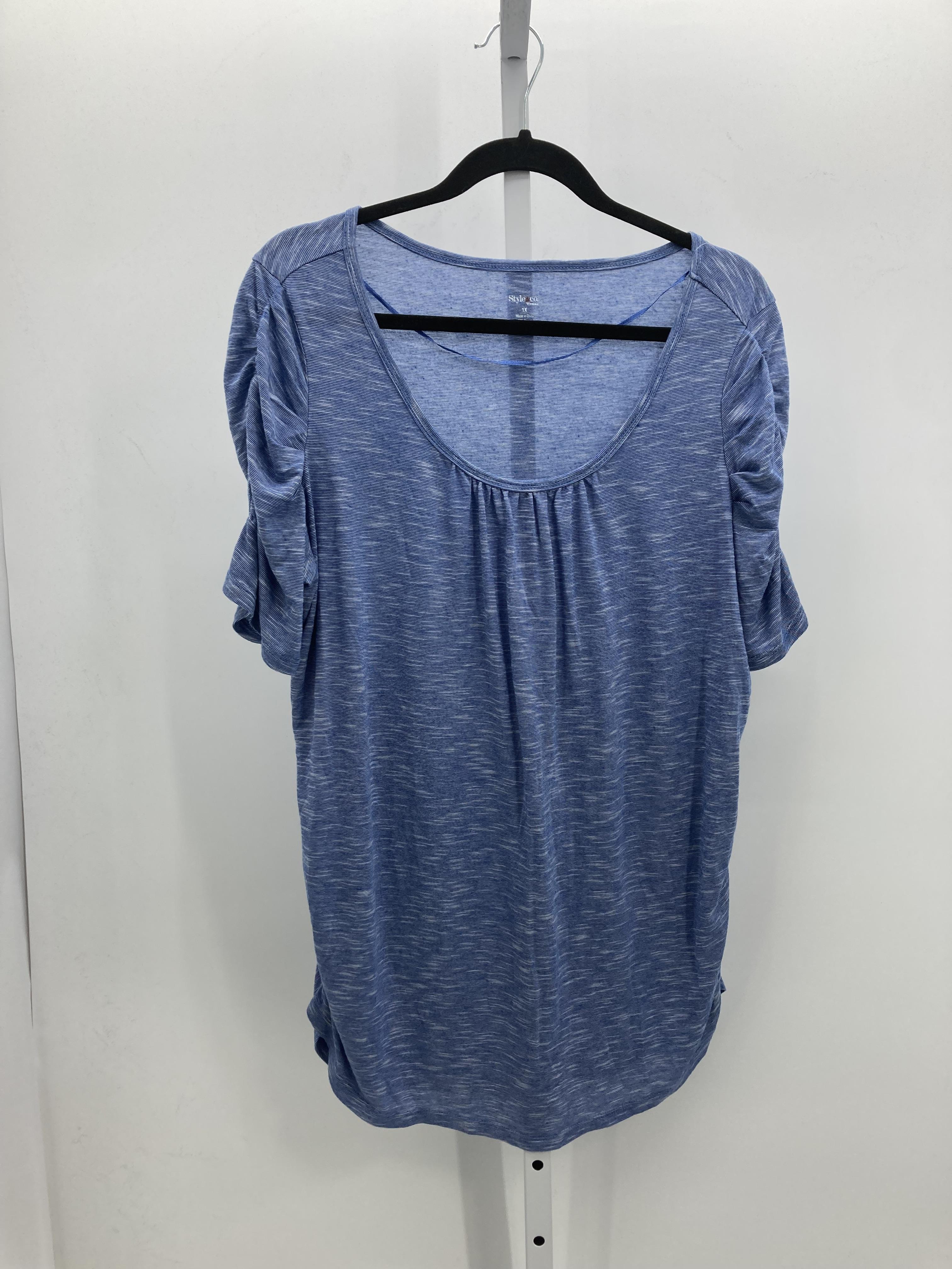 Style & Co. Size 1X Womens Short Sleeve Shirt