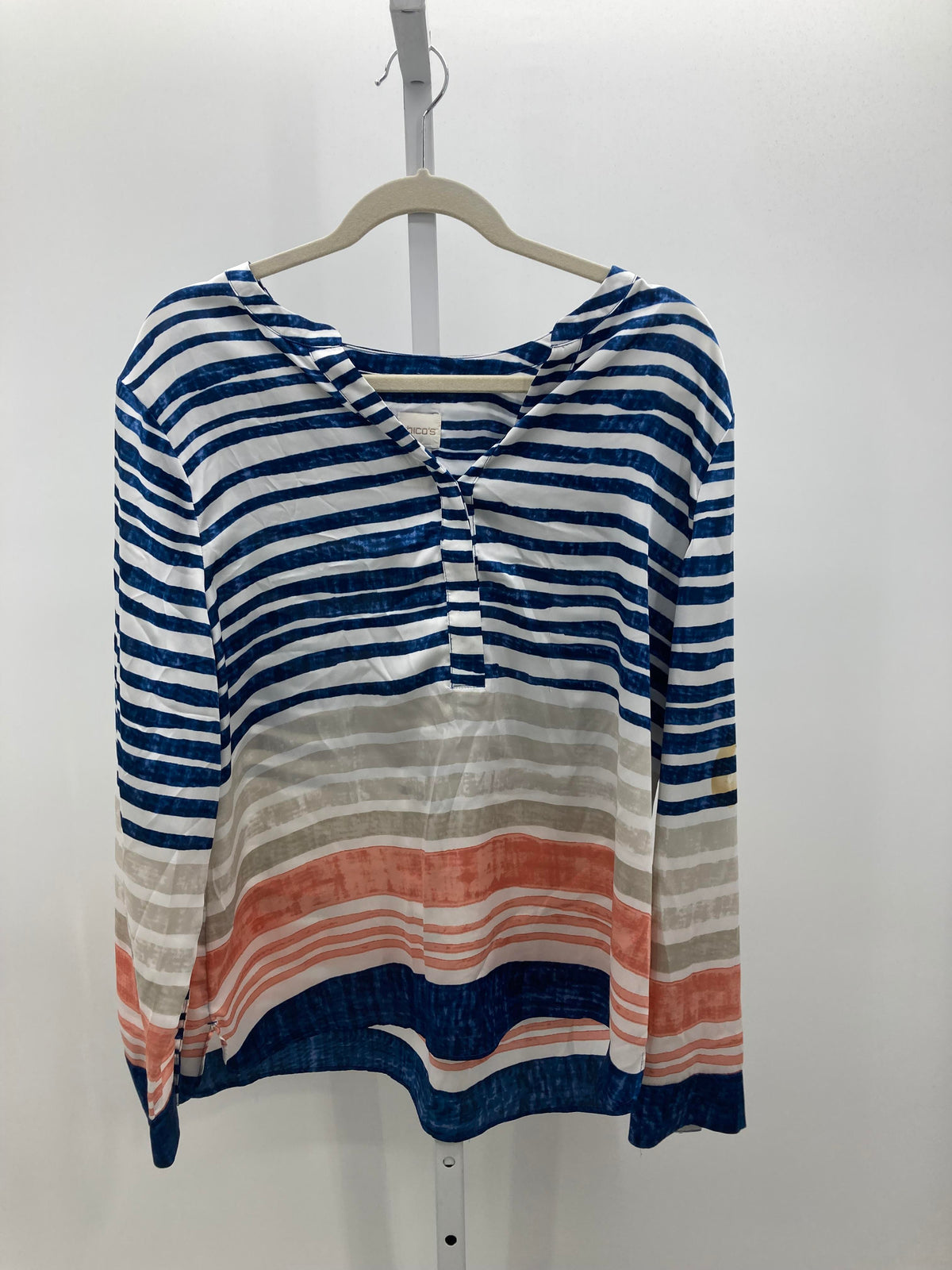 Chico's Size Medium Misses Long Sleeve Shirt