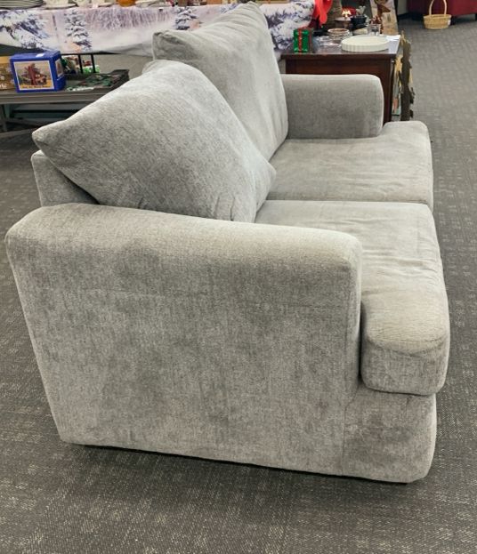 GREY LOVE SEAT.