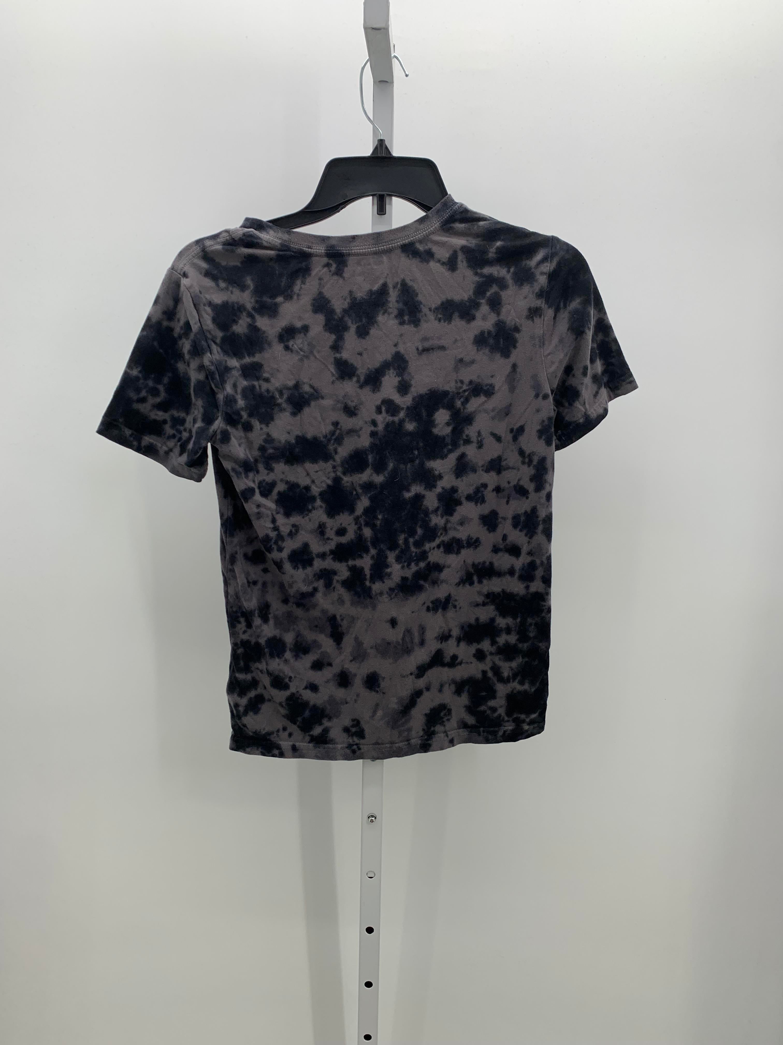 SHORT SLV SHIRT TIE DYE PUMPKIN